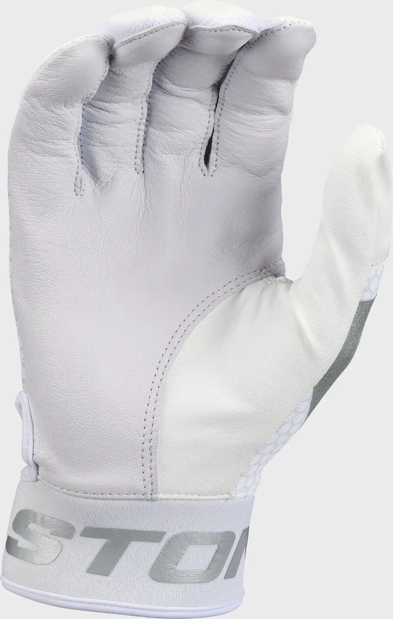 Rawlings Youth MAV GT Batting Gloves - White/White