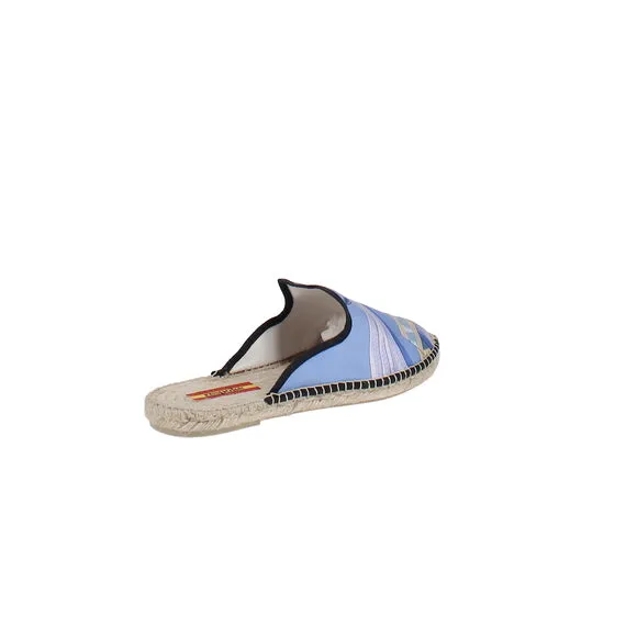 Respoke Women's FONDA Blue Mule Espadrilles 41/11