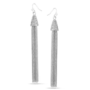 RHOD EARRINGS #GLE-N-48ER_SIL (TA17)