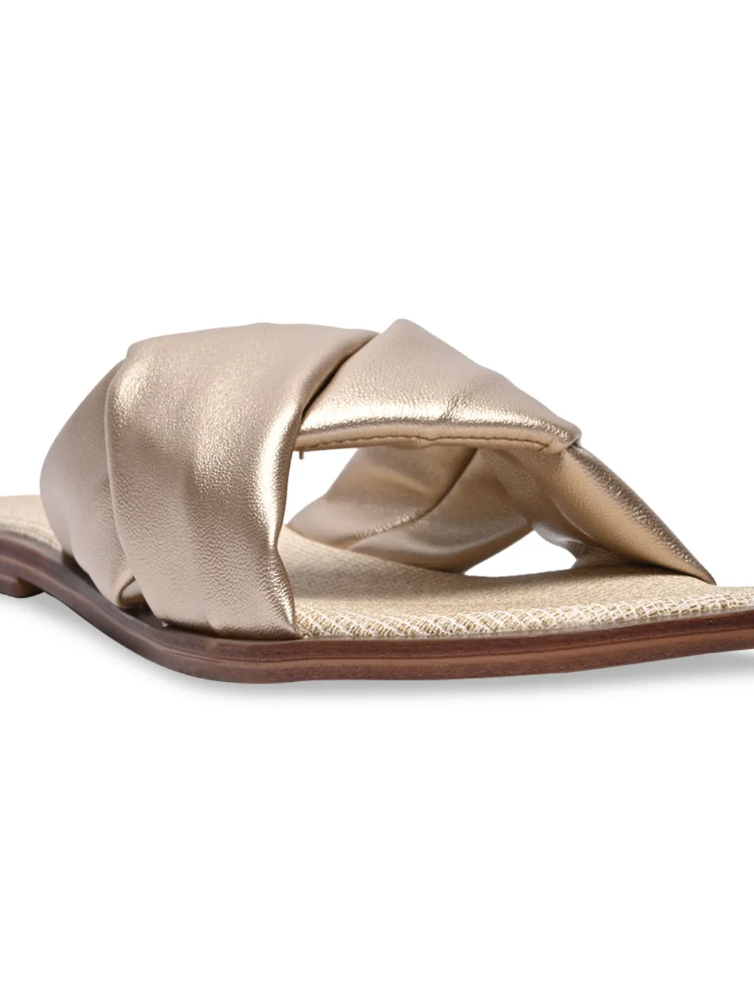 Rocia By Regal Gold Women Casual Comfortable Flats