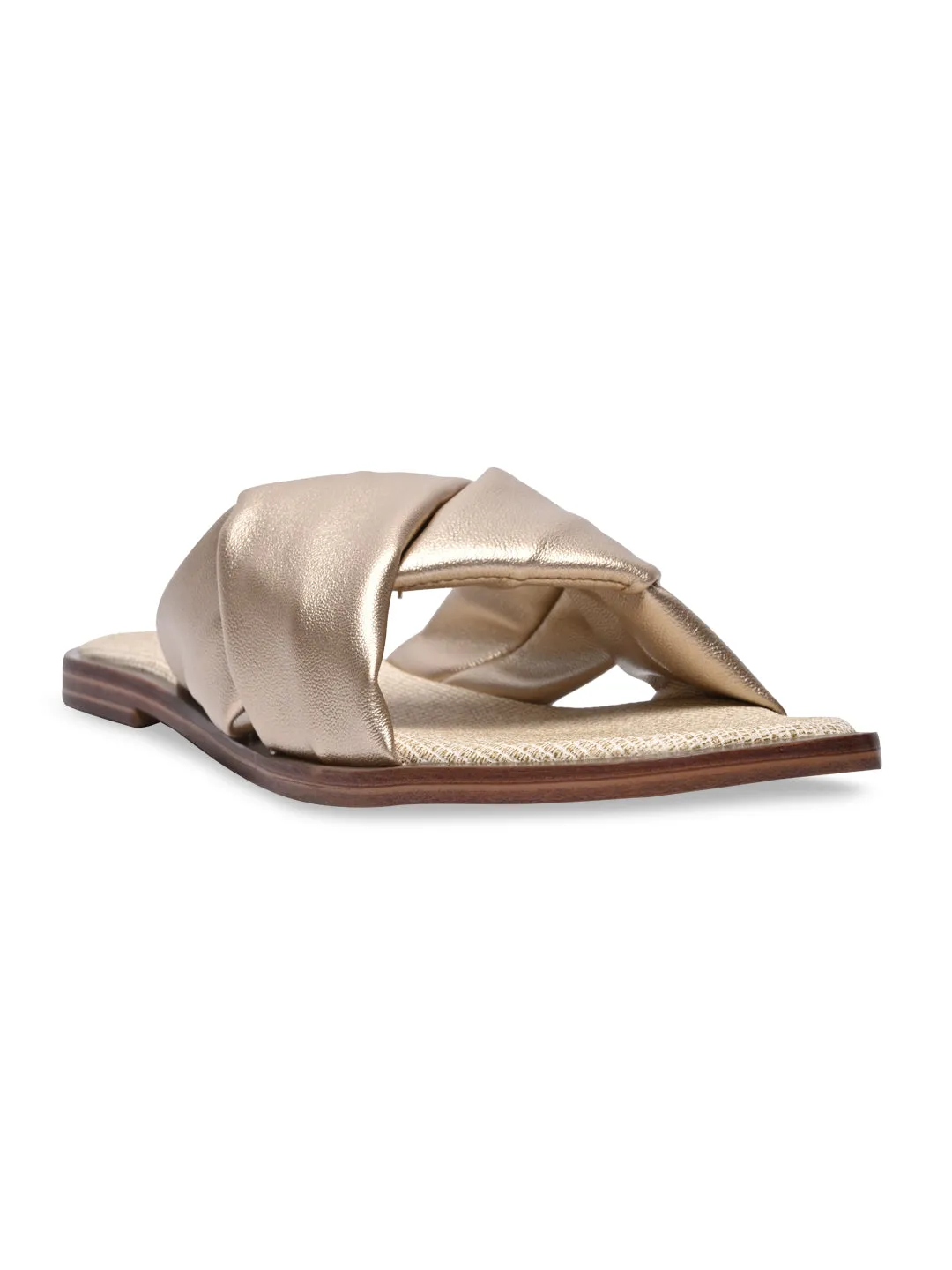 Rocia By Regal Gold Women Casual Comfortable Flats