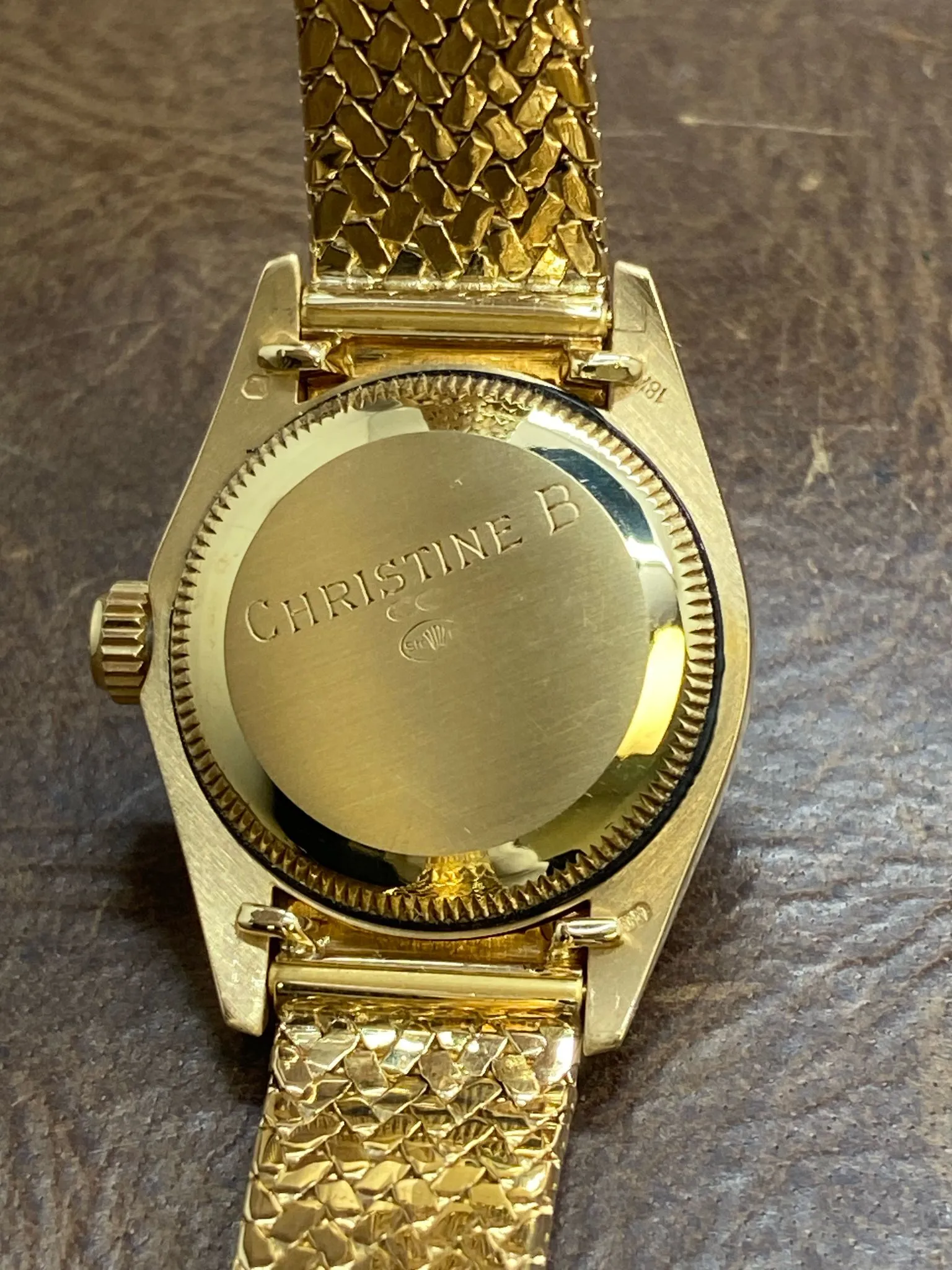 Rolex Datejust 26mm 18K Yellow Gold 6700 Champagne Dial Automatic Women's Watch