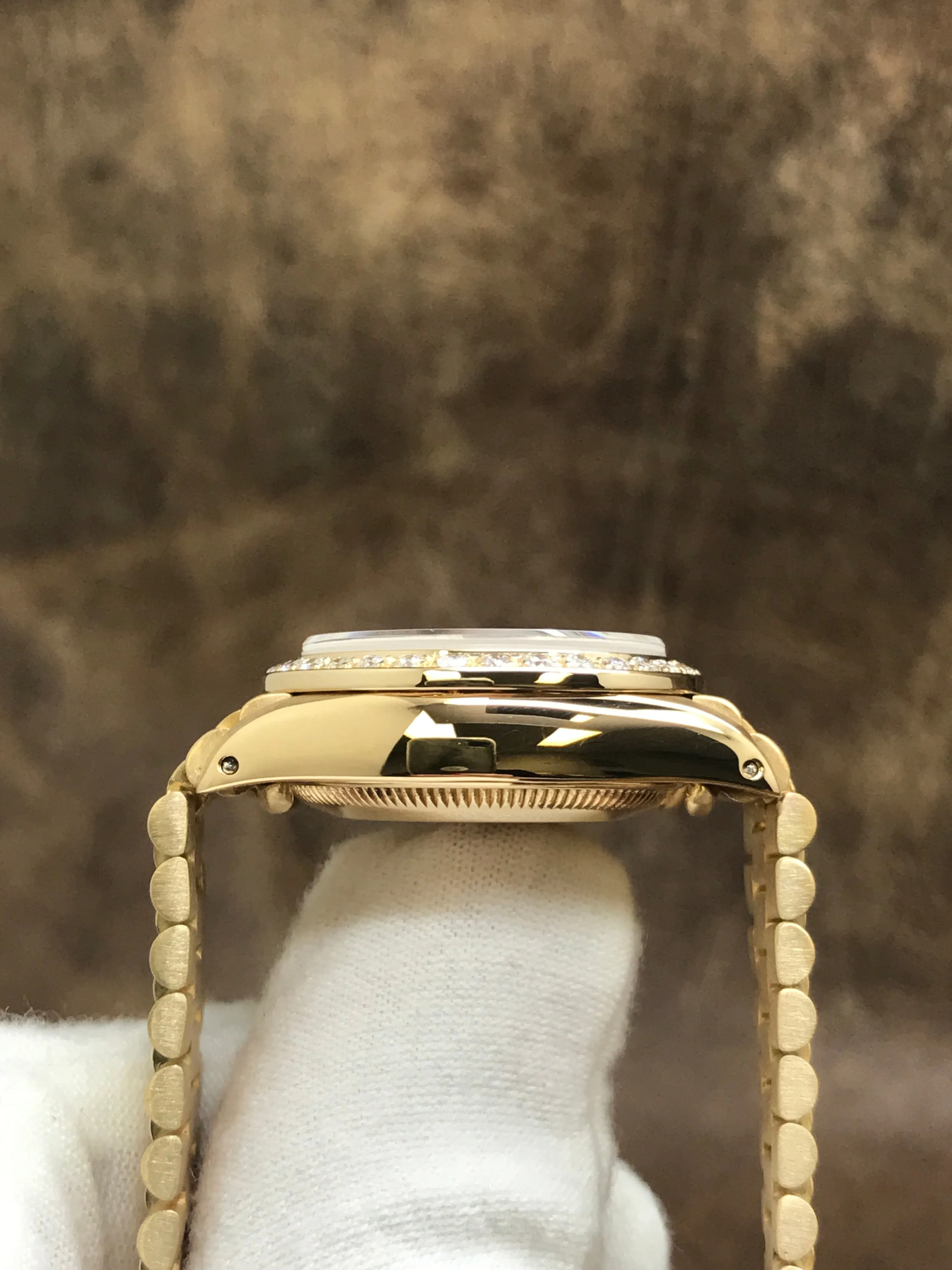 Rolex Datejust 26mm 6917 Custom Diamond White Dial Automatic Women's Watch