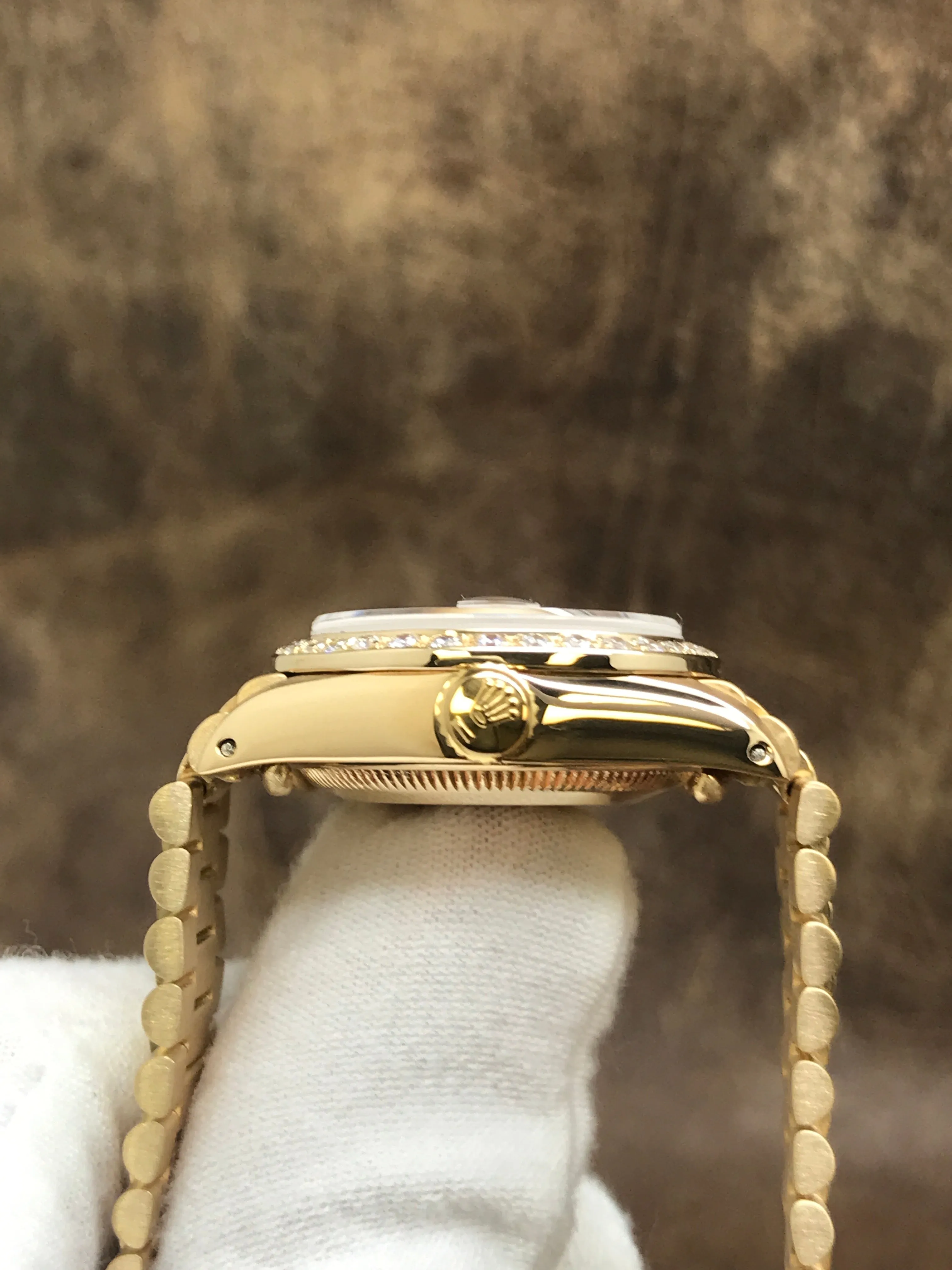 Rolex Datejust 26mm 6917 Custom Diamond White Dial Automatic Women's Watch