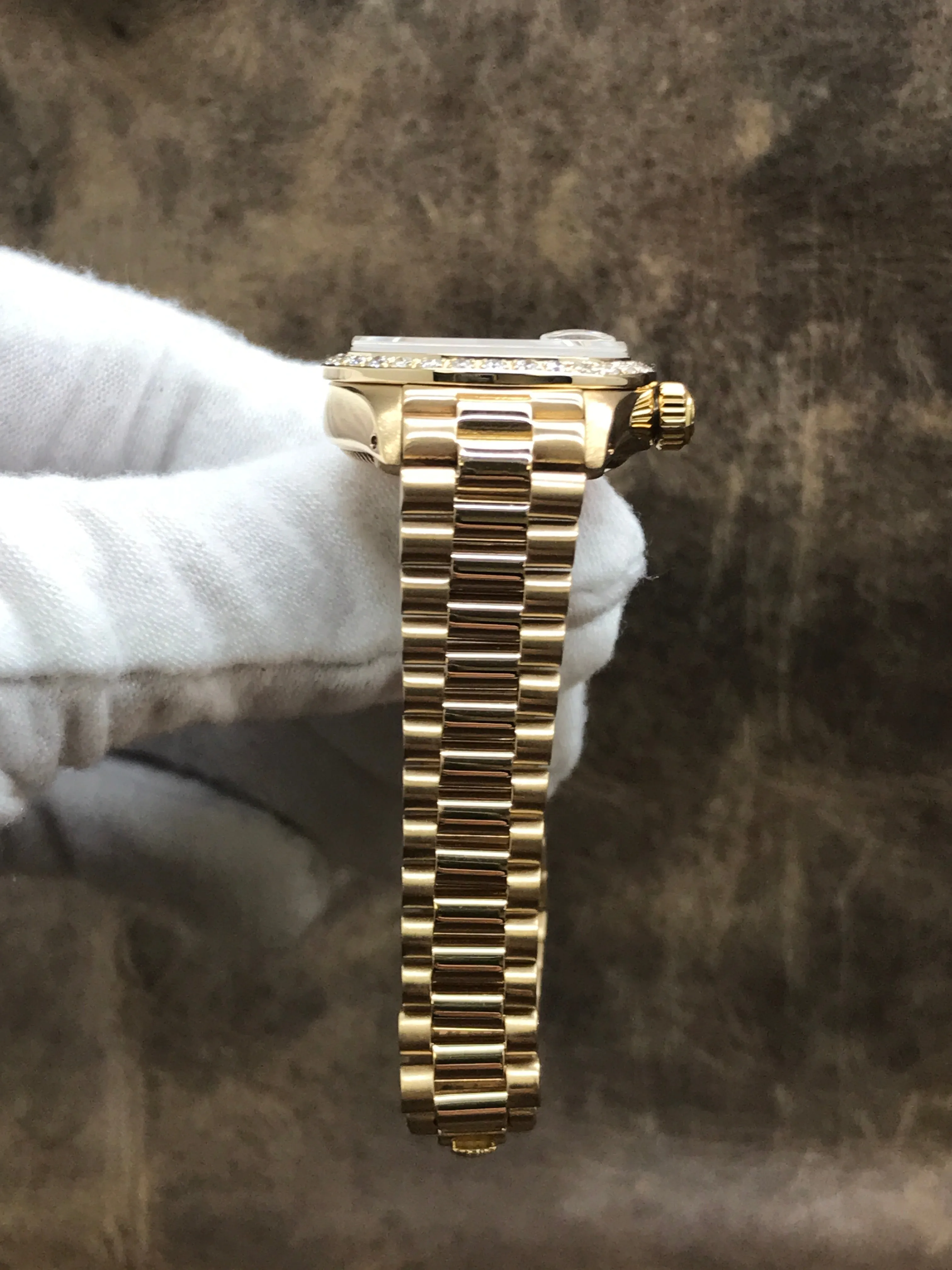 Rolex Datejust 26mm 6917 Custom Diamond White Dial Automatic Women's Watch