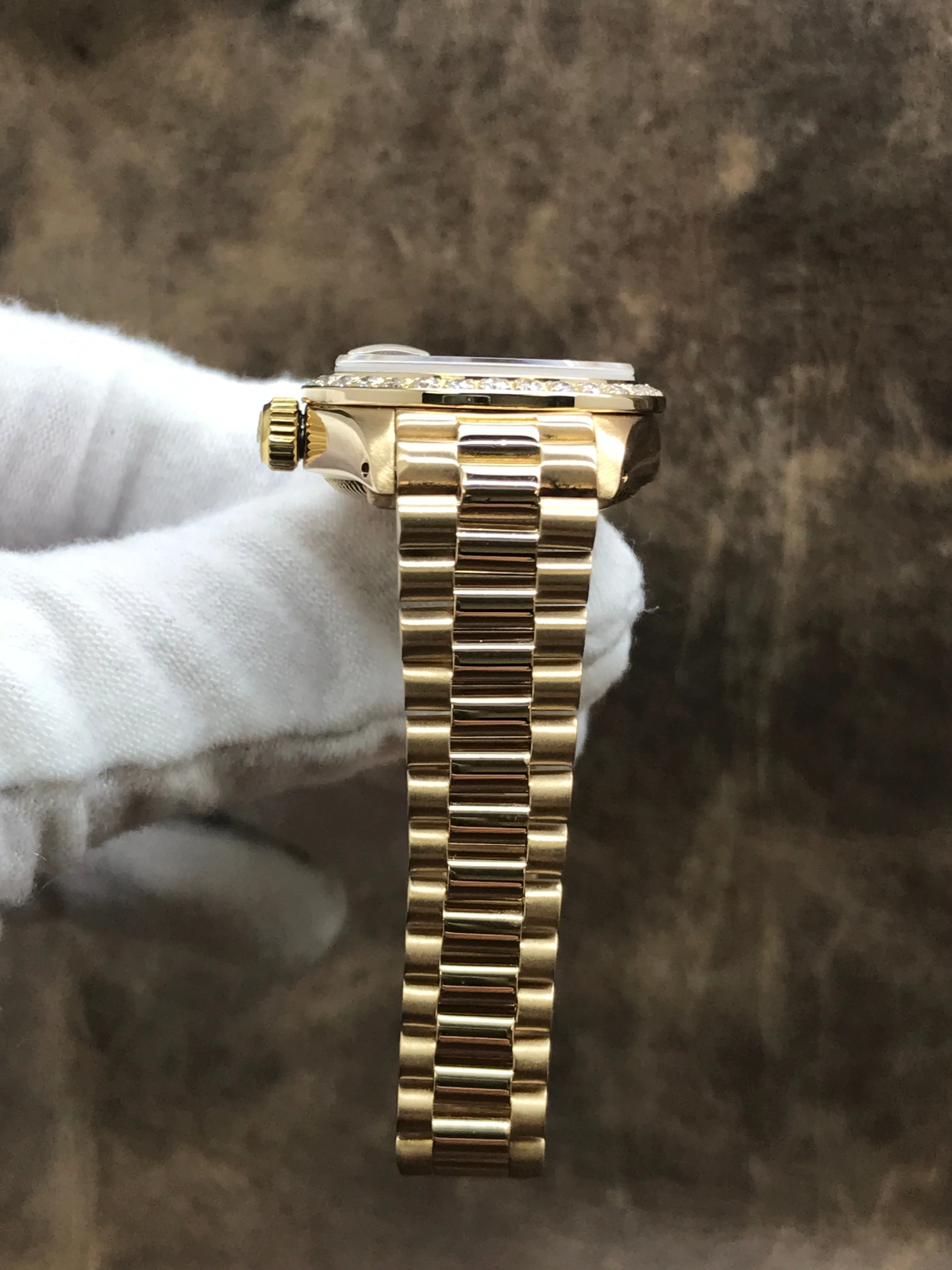 Rolex Datejust 26mm 6917 Custom Diamond White Dial Automatic Women's Watch