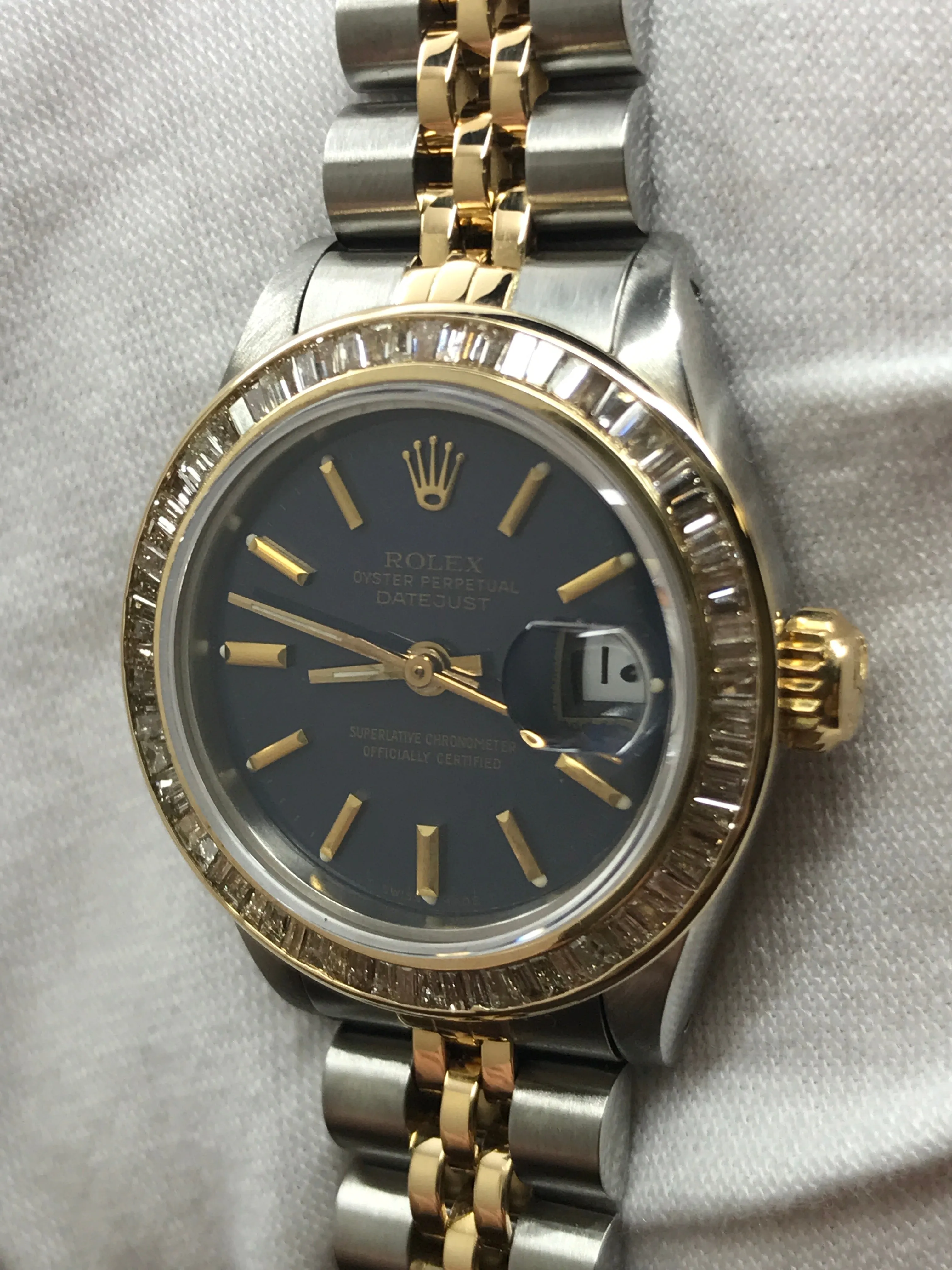 Rolex Datejust 26mm 69173 Blue Dial Automatic Women's Watch