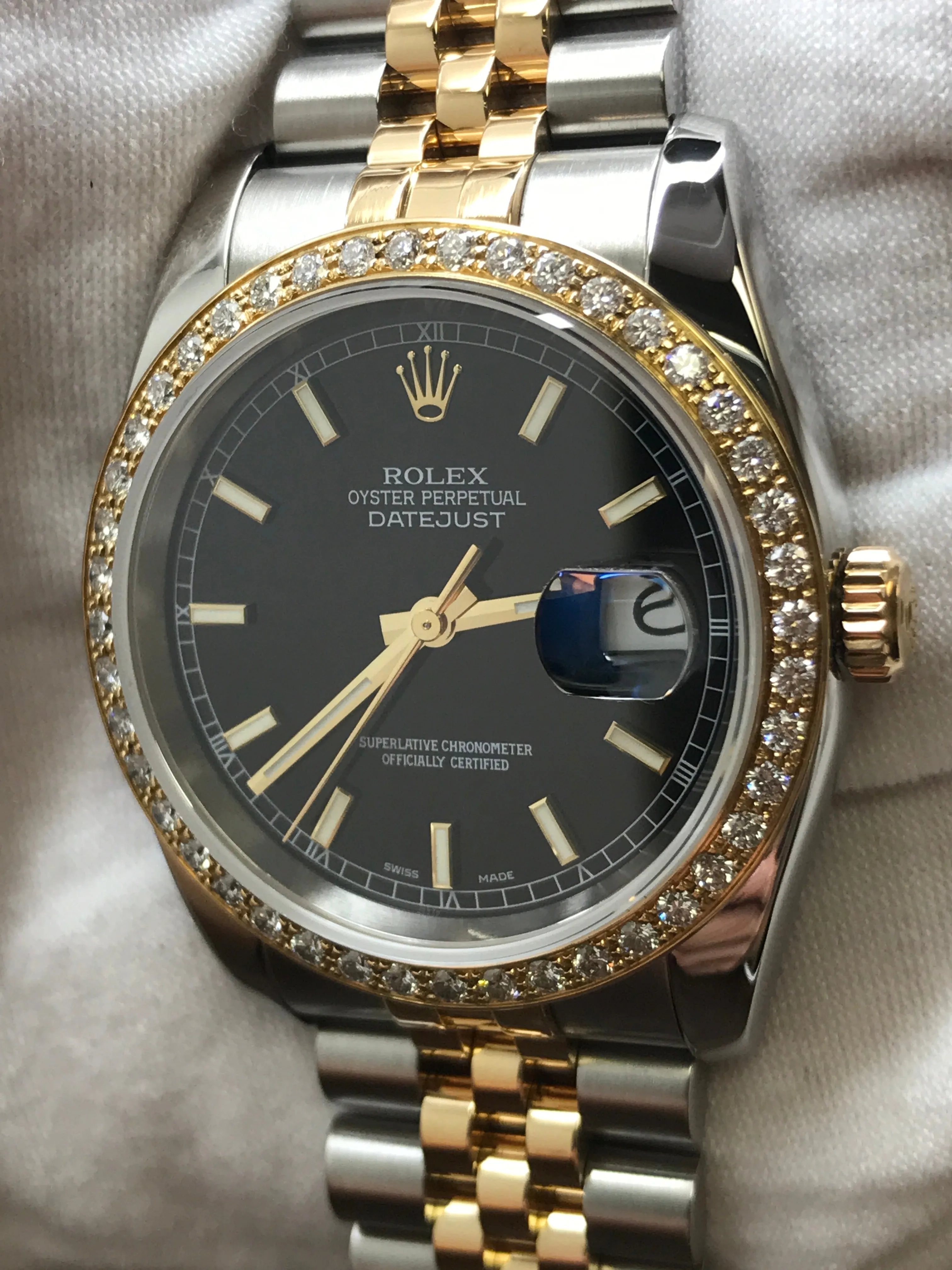 Rolex Datejust 36mm 116233 Black Dial Automatic Watch