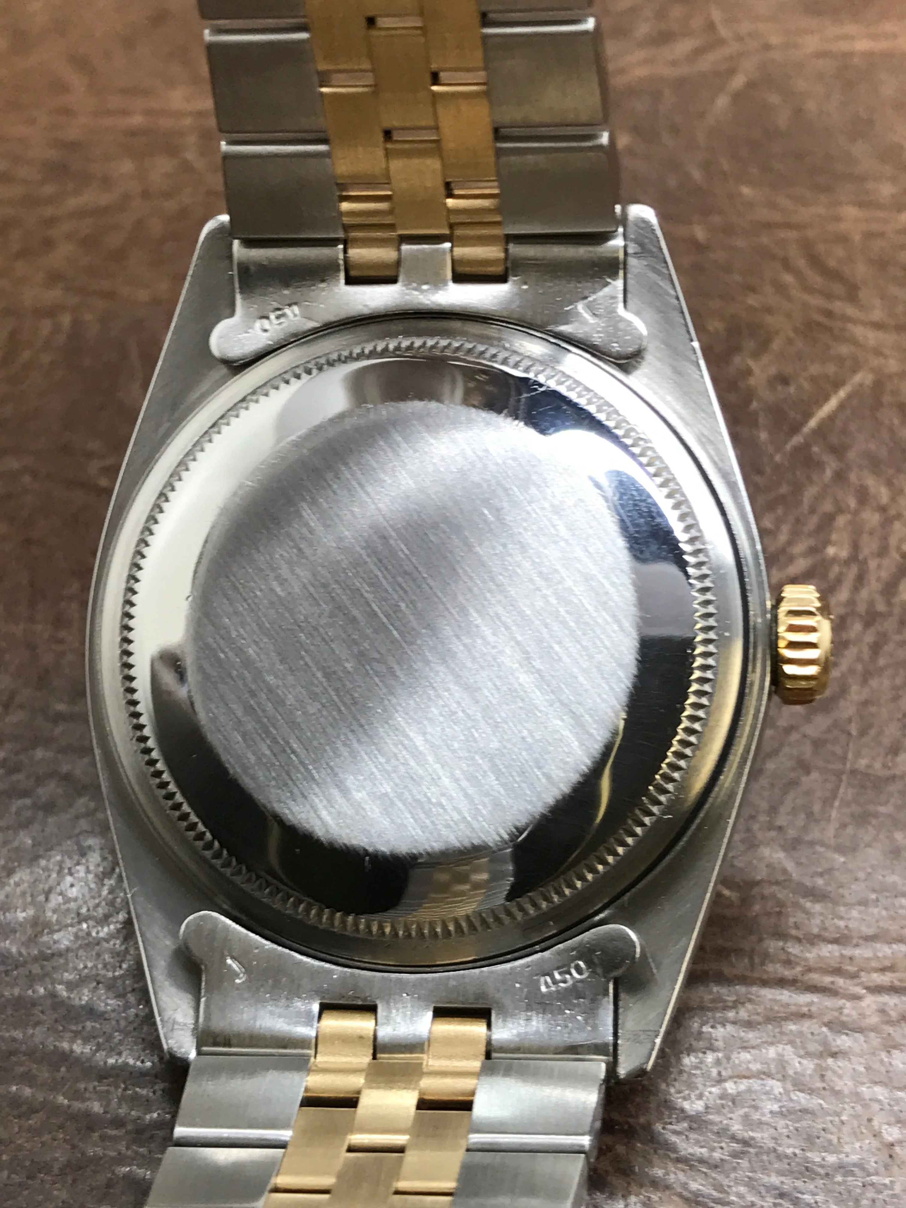 Rolex Datejust 36mm 1601 Custom Champagne Diamond Dial Automatic Watch