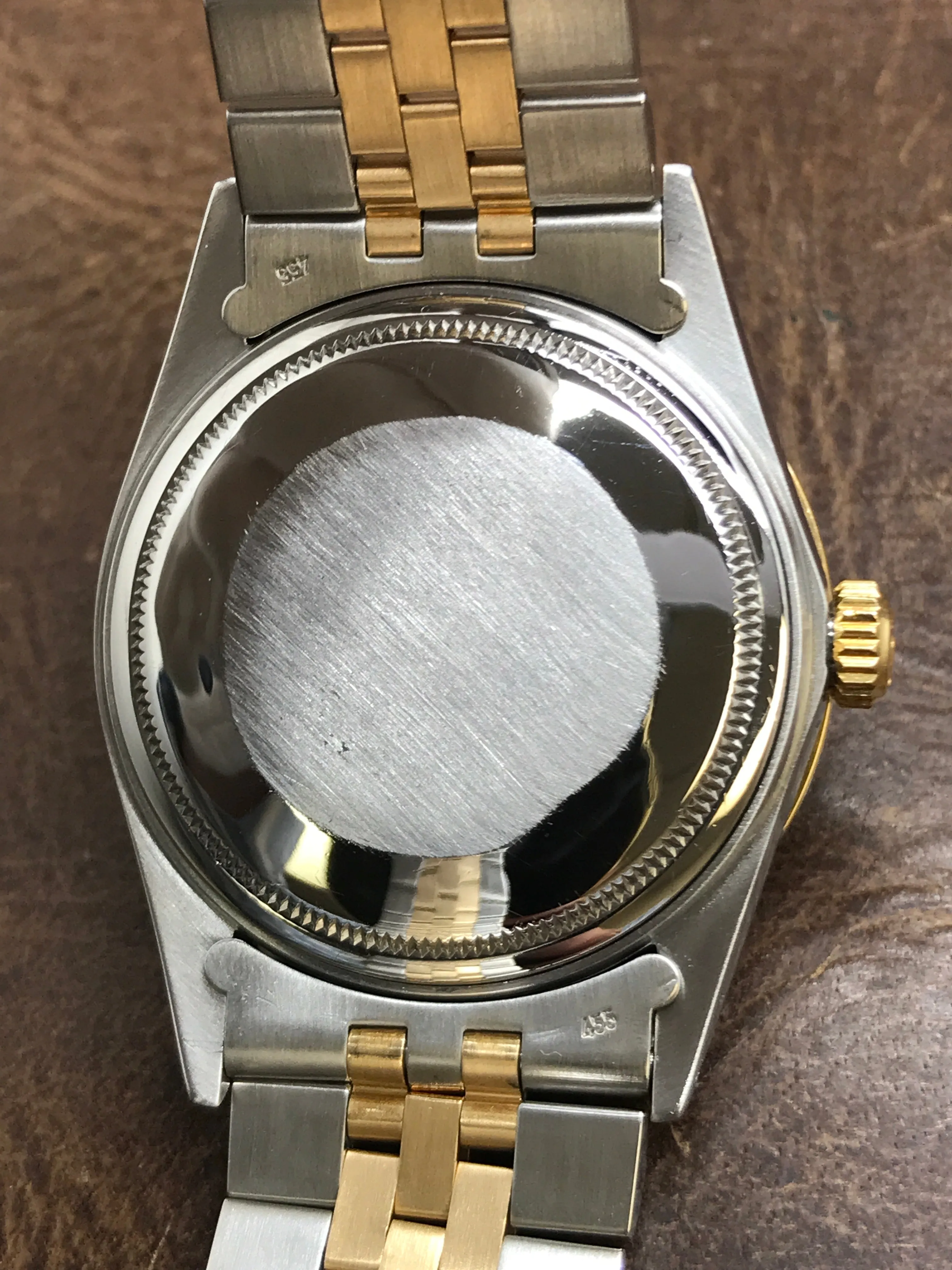 Rolex Datejust 36mm 16013 Custom Diamond Black Dial Automatic Watch