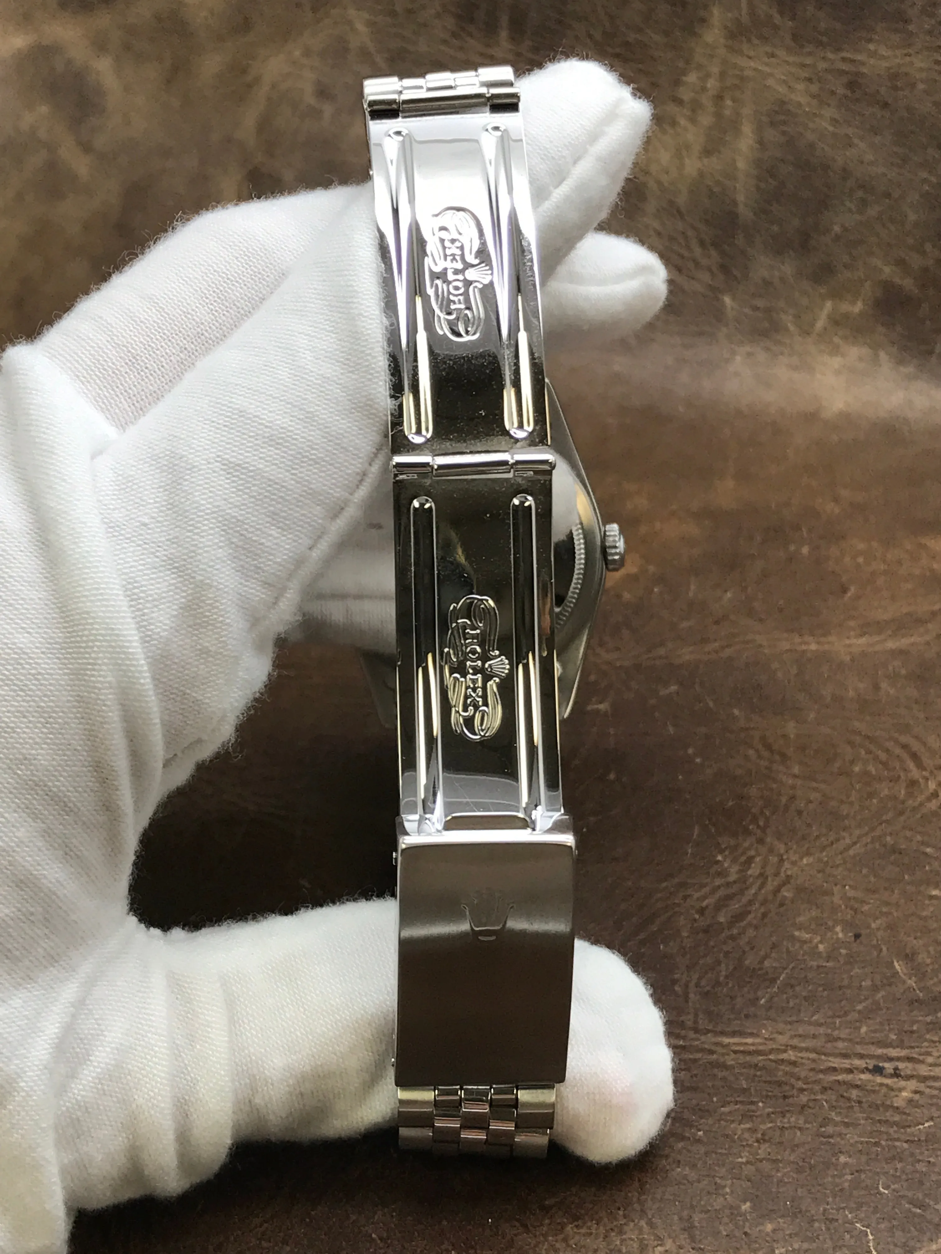 Rolex Datejust 36mm 16220 Custom Diamond Black Dial Automatic Watch