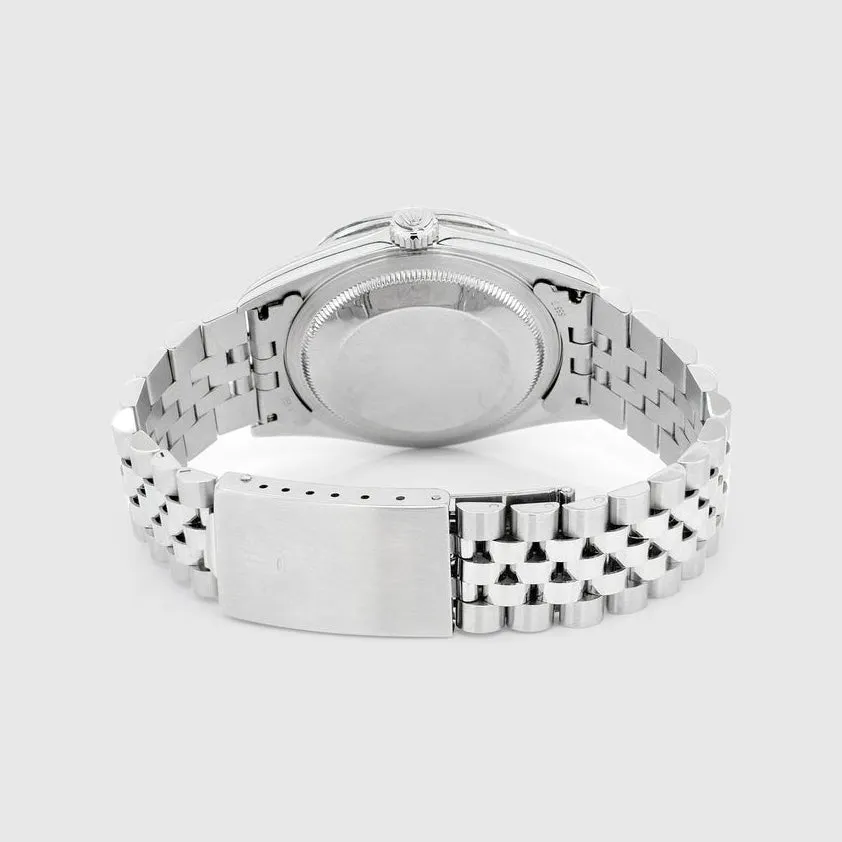 Rolex DateJust 36mm Diamond Stainless Steel Black