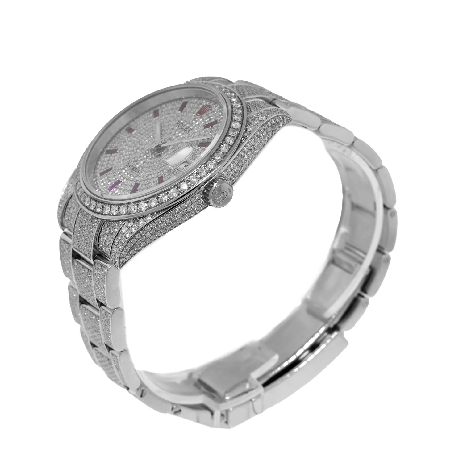 Rolex Datejust 41mm Stainless Steel Diamond Dial & Diamond Bezel 126300