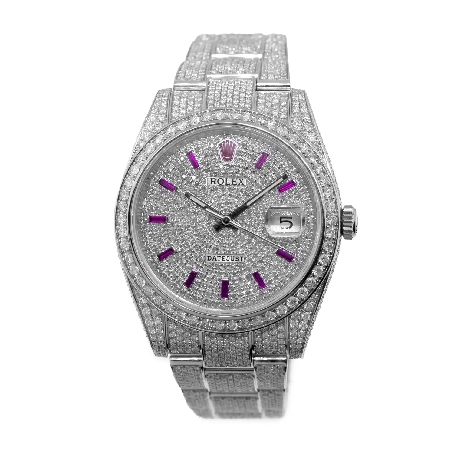 Rolex Datejust 41mm Stainless Steel Diamond Dial & Diamond Bezel 126300
