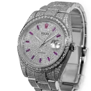 Rolex Datejust 41mm Stainless Steel Diamond Dial & Diamond Bezel 126300