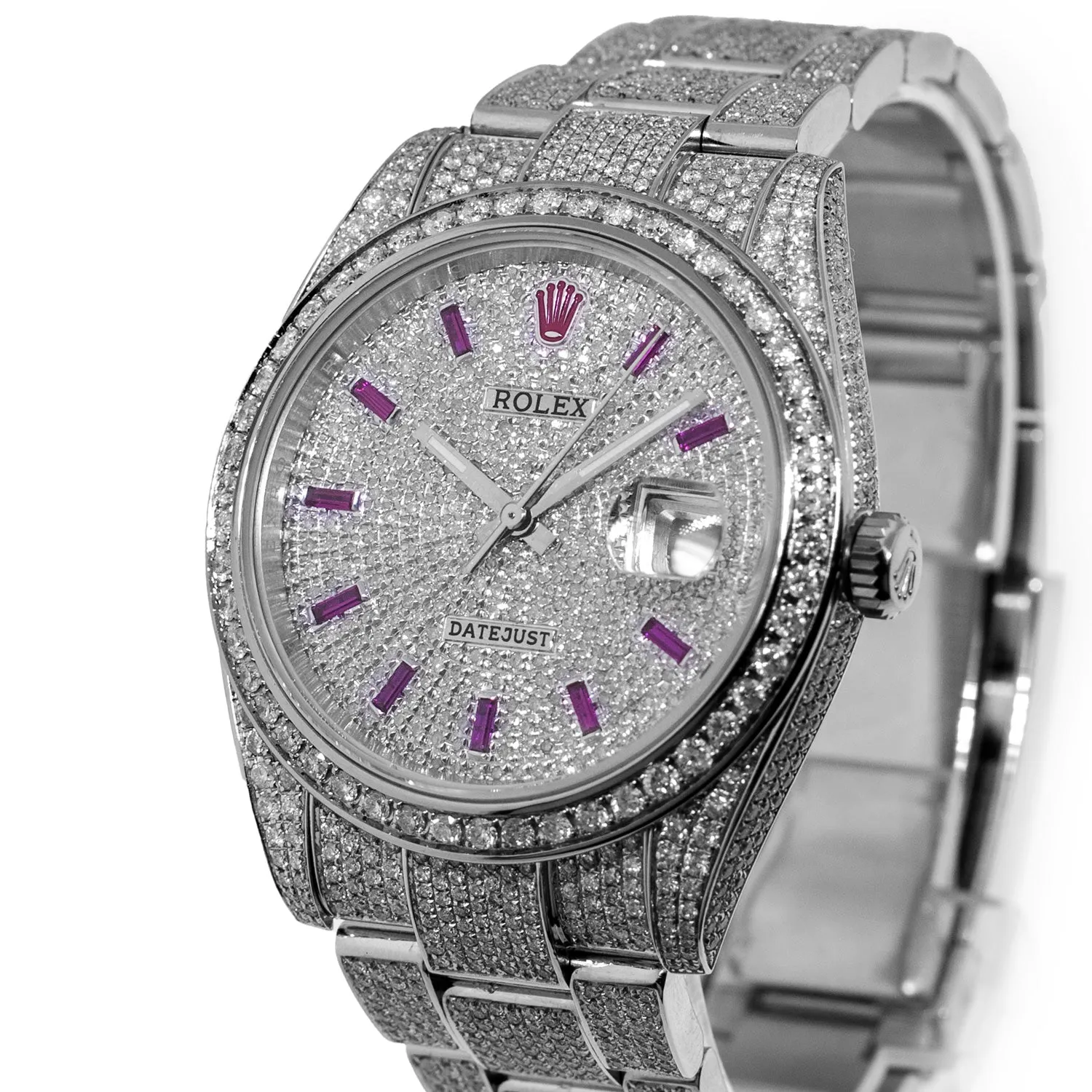 Rolex Datejust 41mm Stainless Steel Diamond Dial & Diamond Bezel 126300