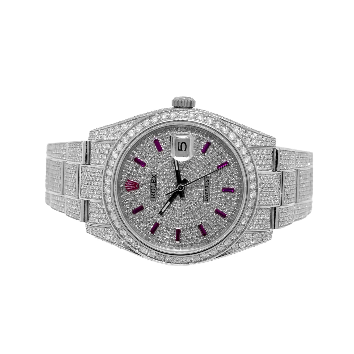 Rolex Datejust 41mm Stainless Steel Diamond Dial & Diamond Bezel 126300