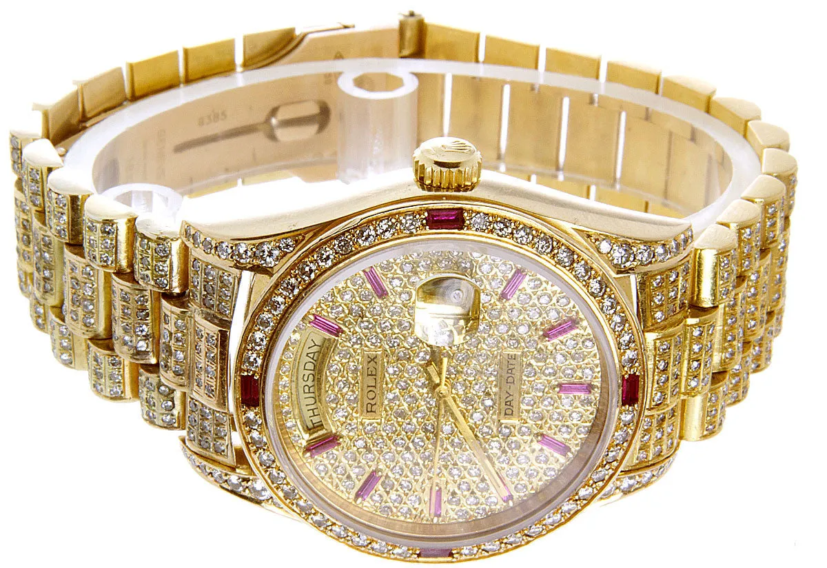 Rolex Day-Date Diamond & Ruby President