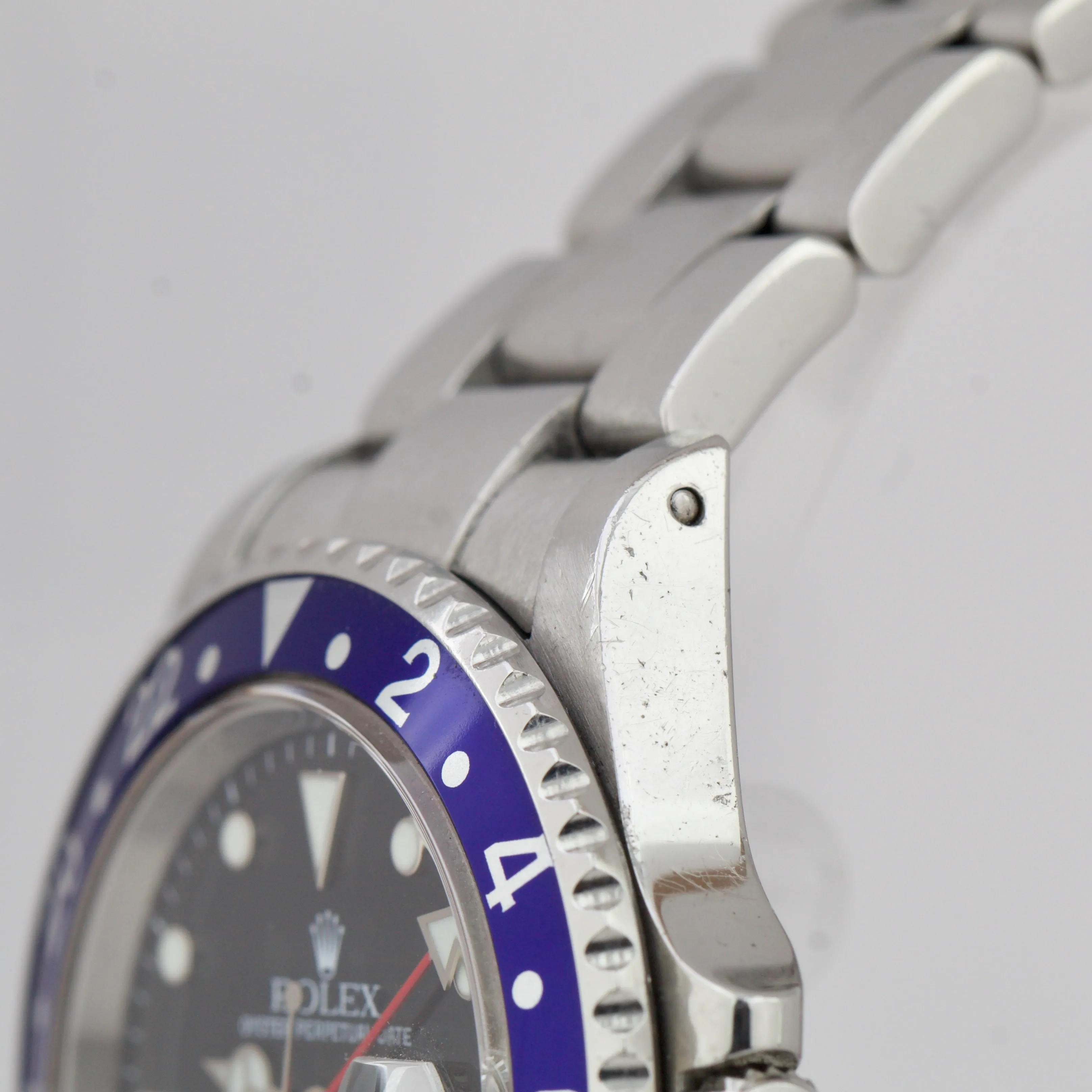 Rolex GMT-Master II 16710 PEPSI Blue Red Stainless Steel 40mm Oyster Date Watch