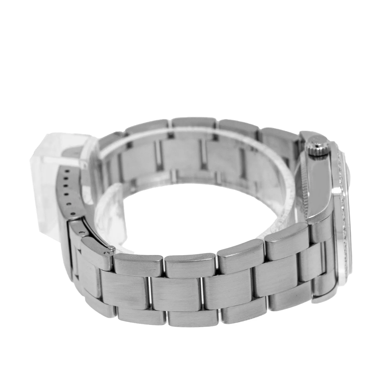 Rolex Lady-Datejust 31mm Stainless Steel Silver Diamond Dial & Diamond Bezel 68240