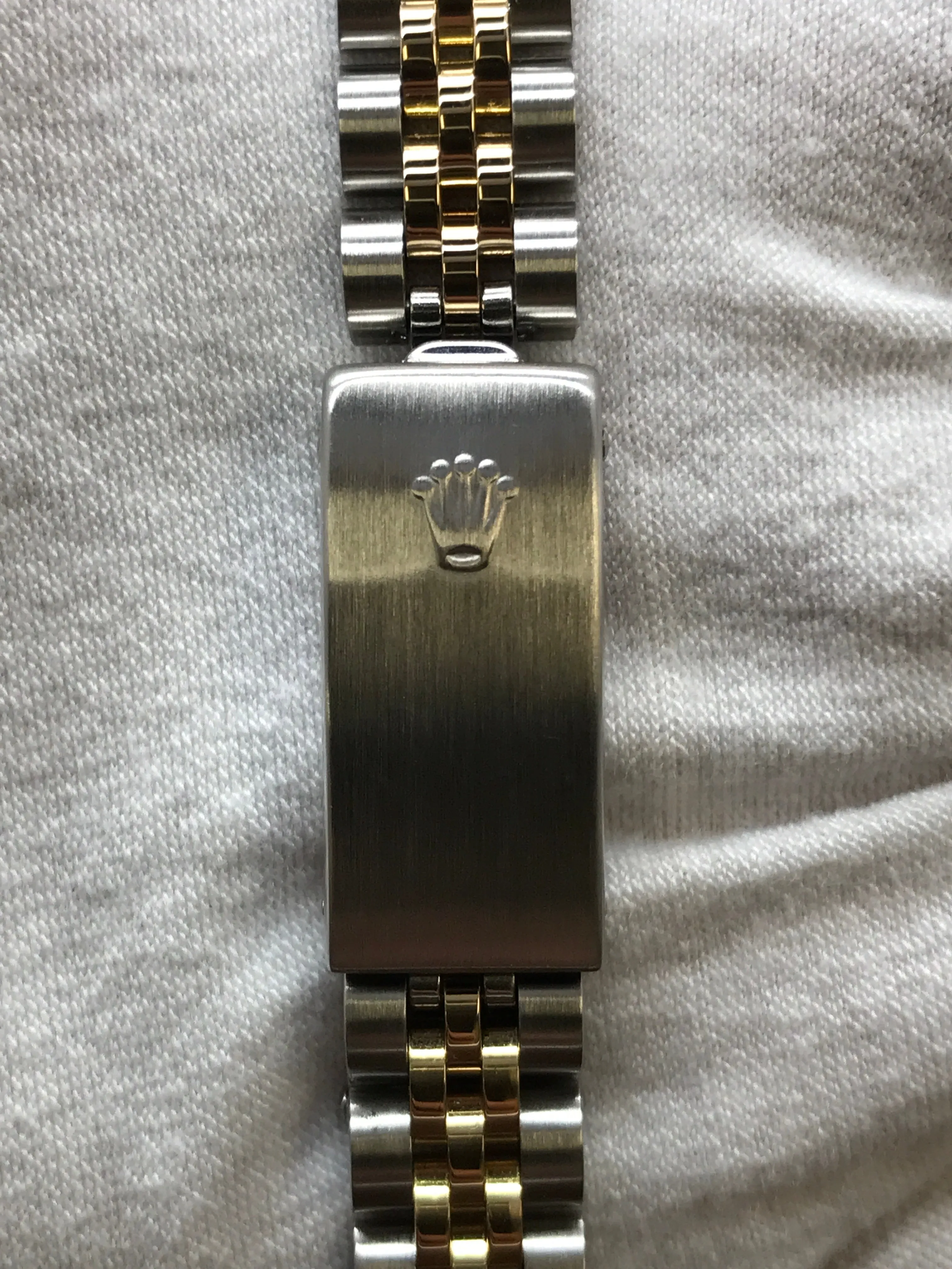 Rolex Oyster Perpetual 67193 Custom Blue Diamond Dial Automatic Women's Watch