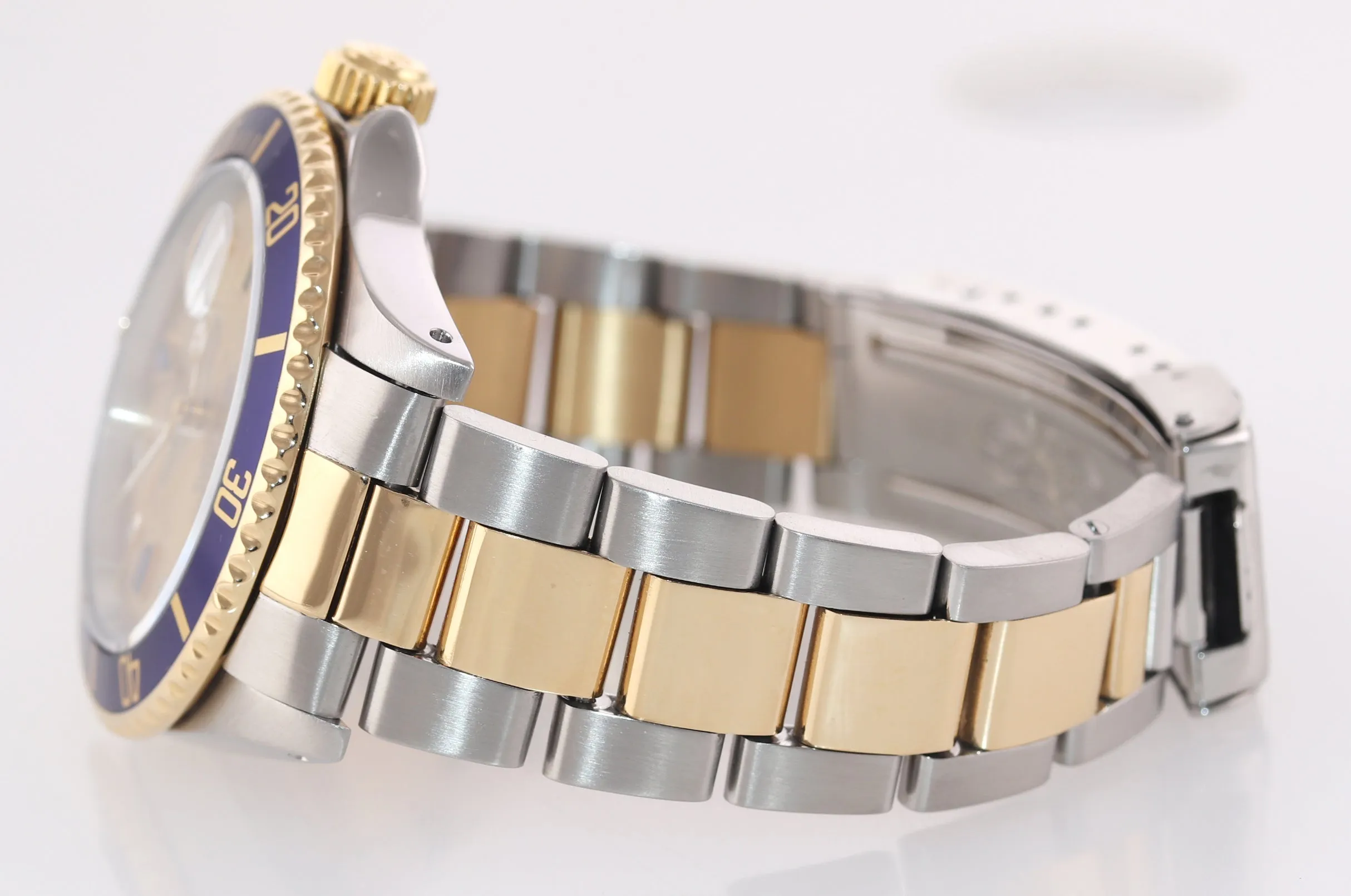 Rolex Submariner 16803 Two Tone Gold Steel Champagne Diamond Watch Box