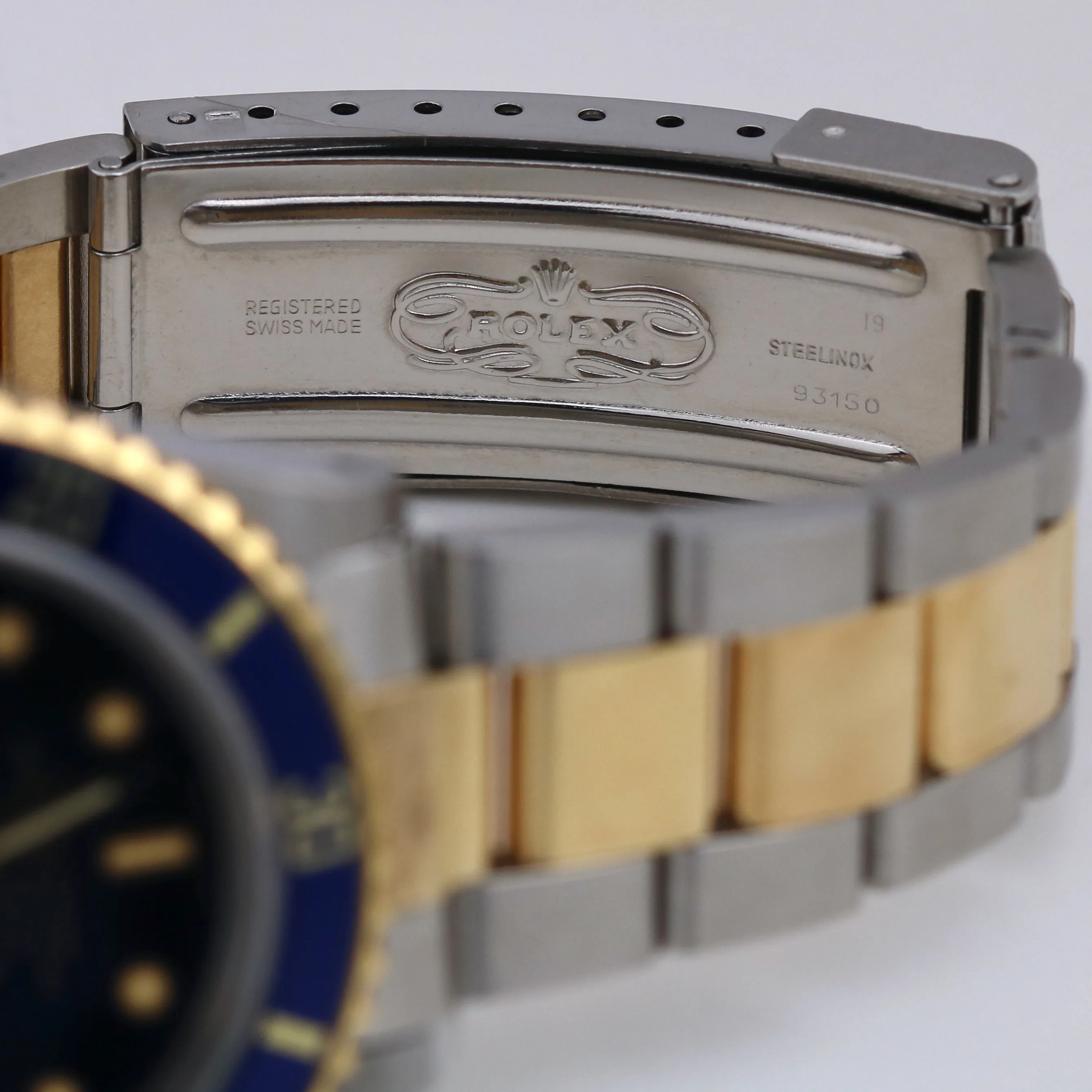 Rolex Submariner Date STARRY NIGHT DIAL Blue 18K Steel Gold 40mm Oyster 16803