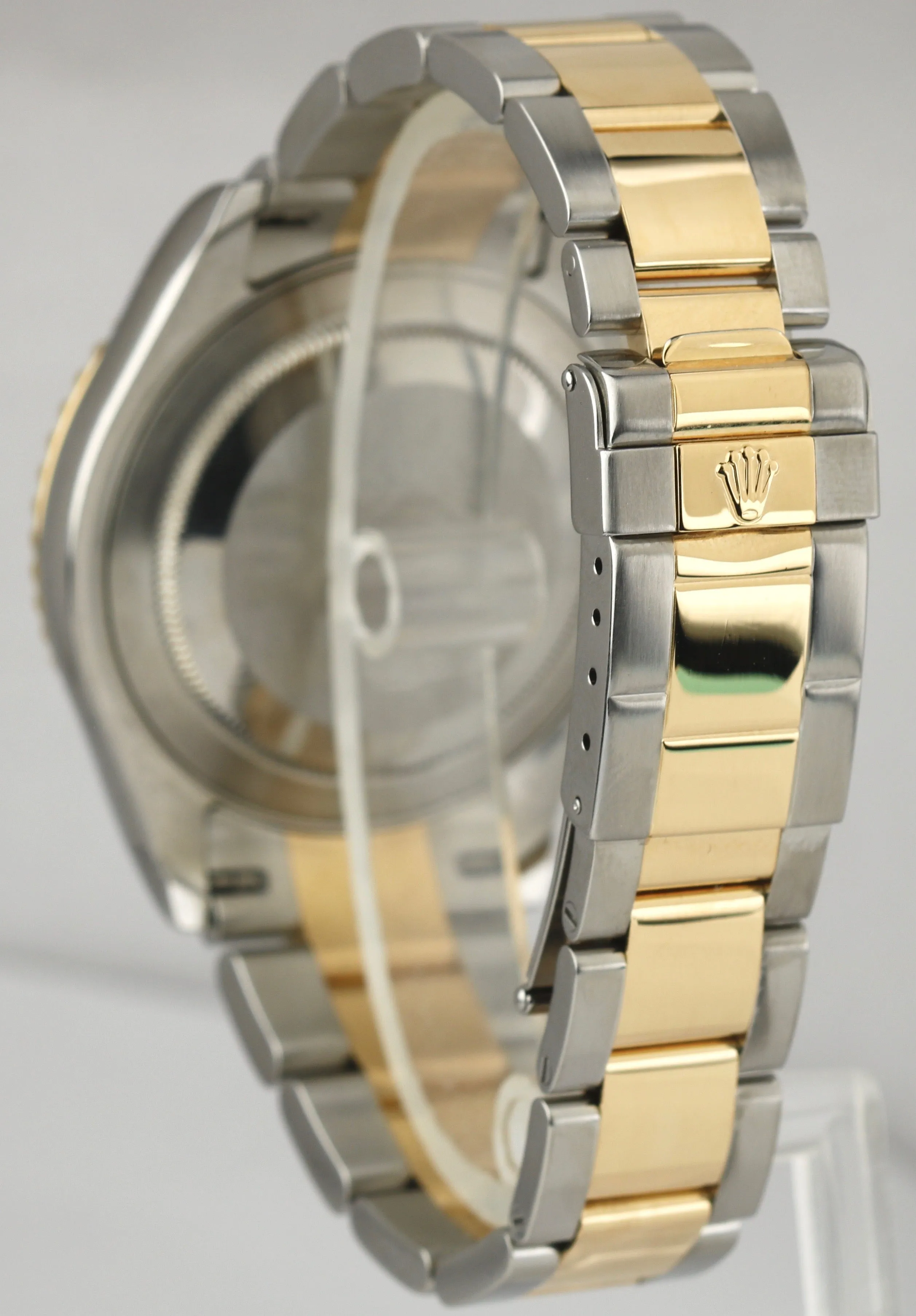 Rolex Yacht-Master 16623 40mm 18K Two Tone Gold Steel Date White MOP SERTI Watch