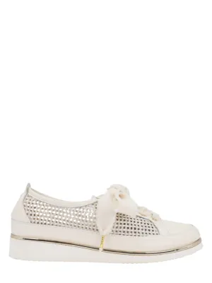 Ron White Novalee Raffia Ice Sneaker
