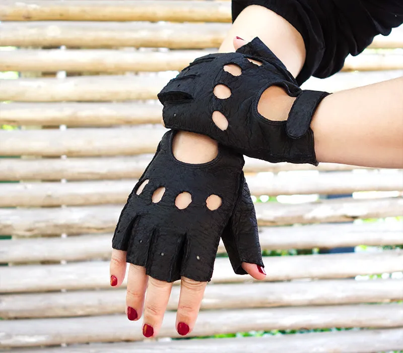 Salcantay - Peccary leather gloves - women
