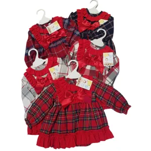 SALE 6m Red Tartan Dresses