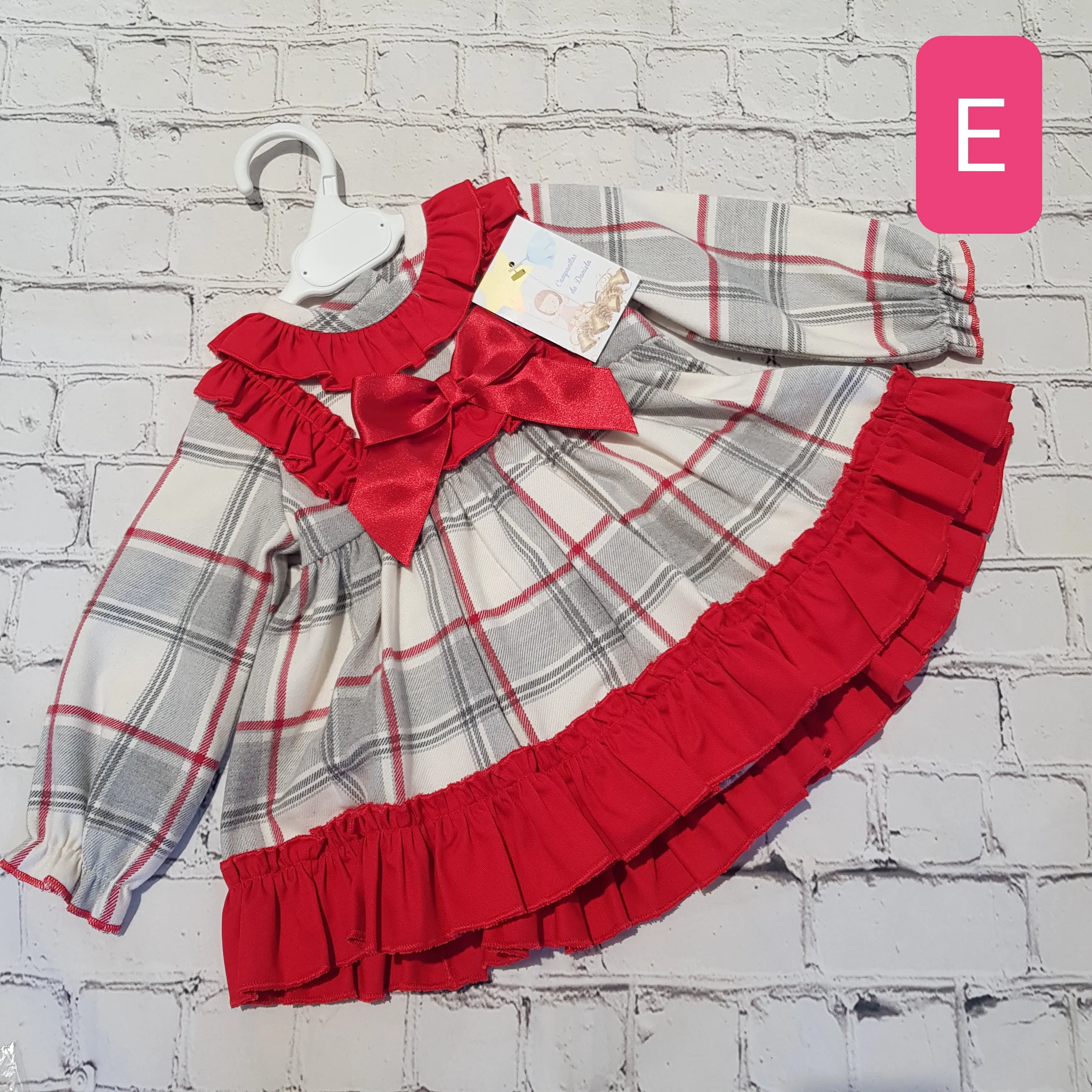 SALE 6m Red Tartan Dresses