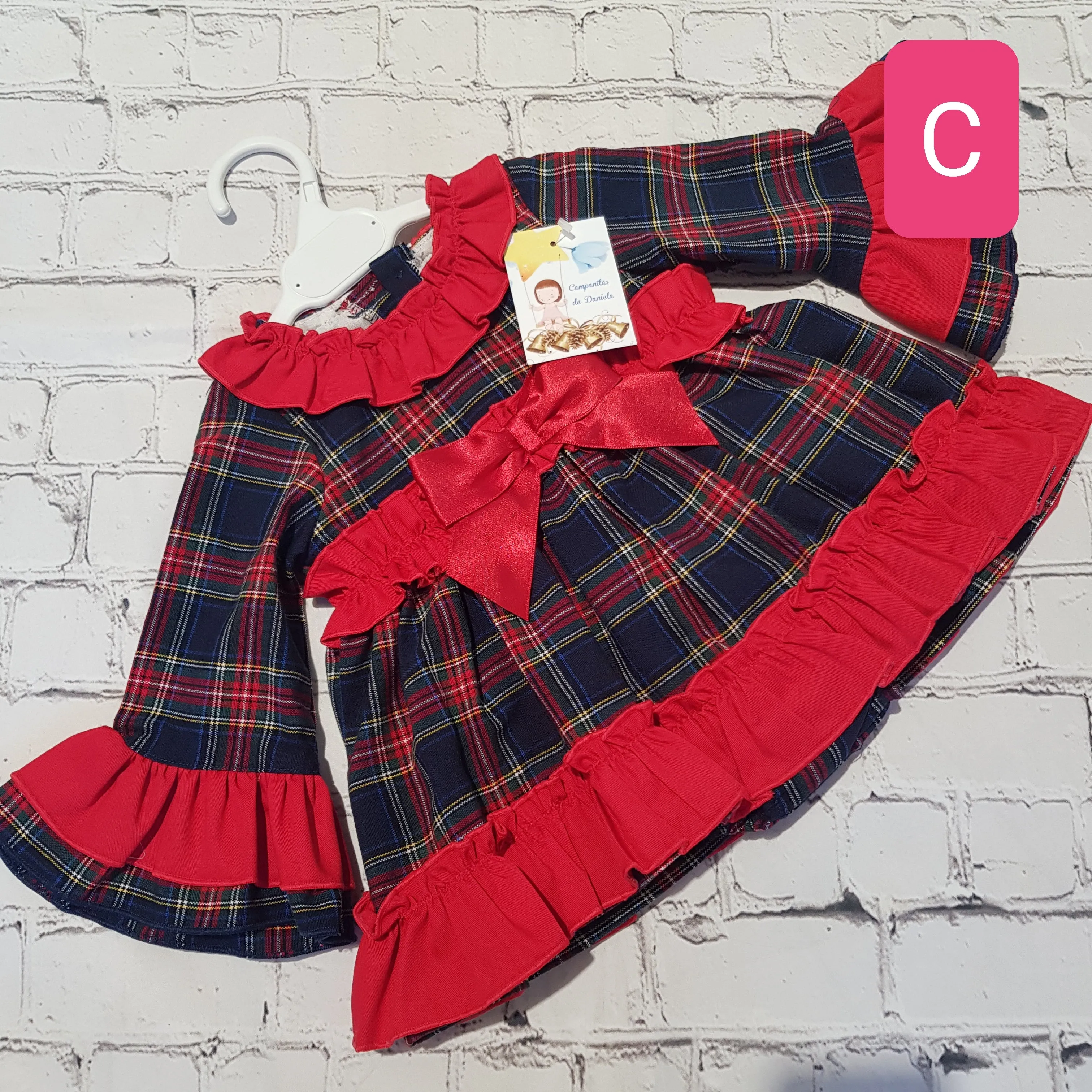 SALE 6m Red Tartan Dresses