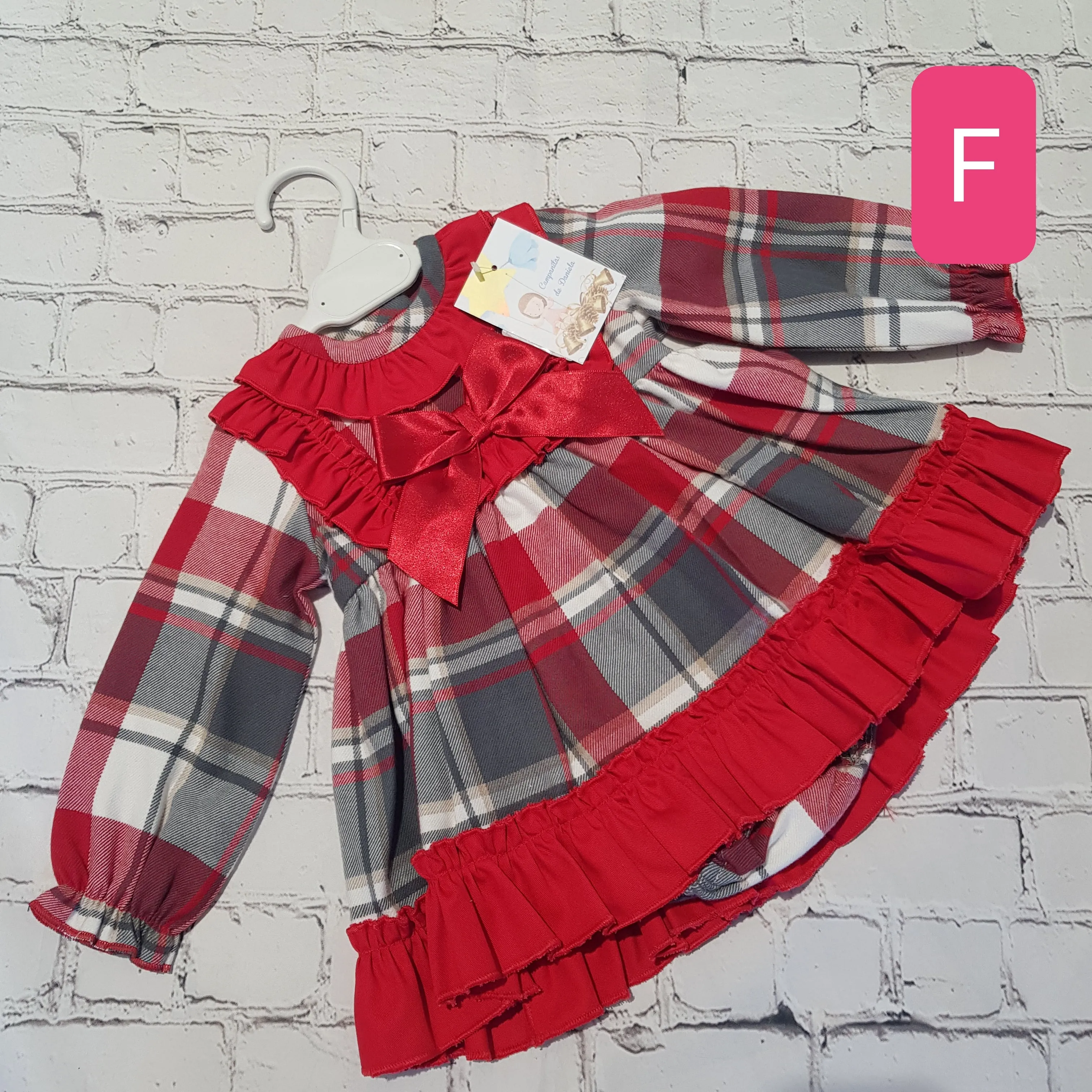 SALE 6m Red Tartan Dresses