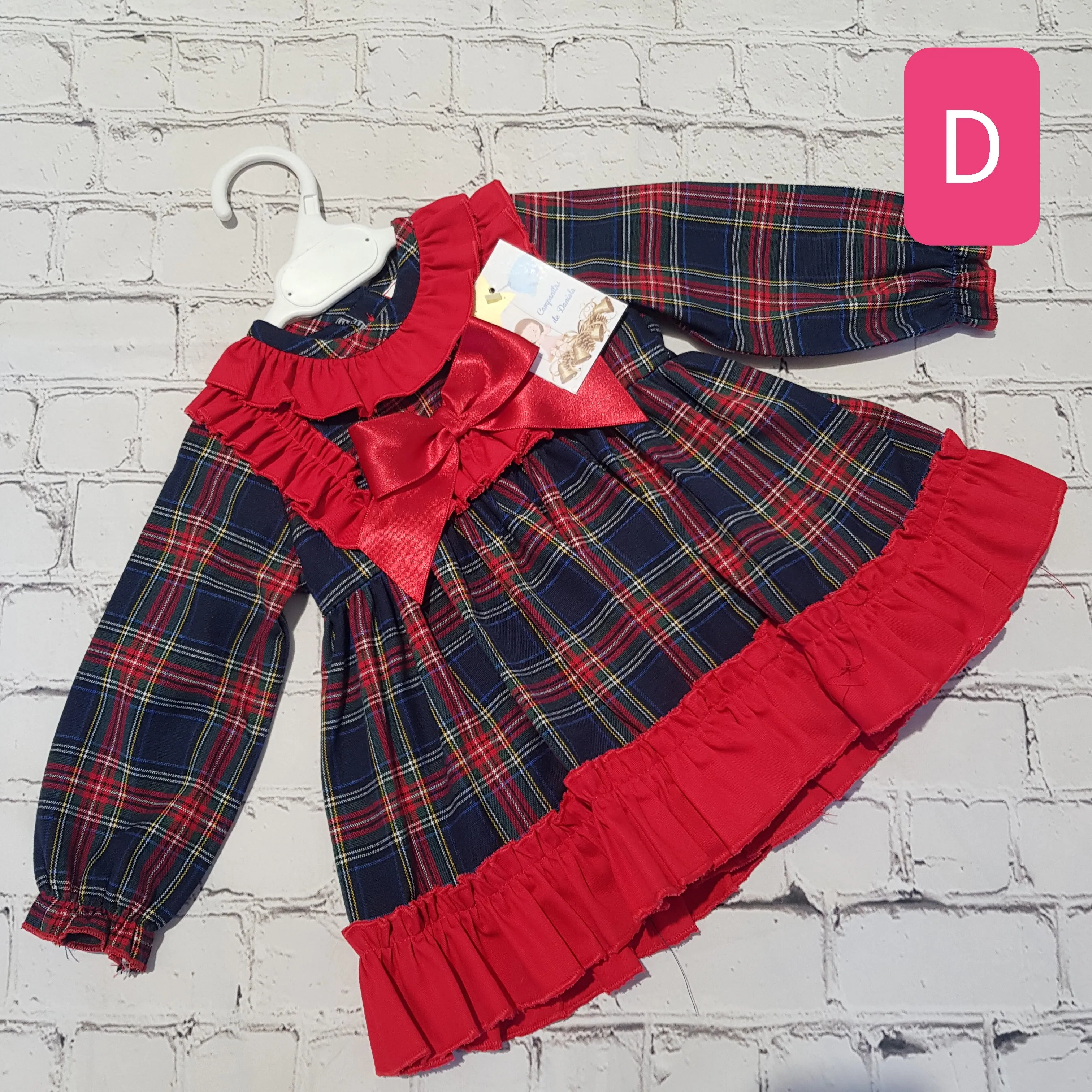 SALE 6m Red Tartan Dresses