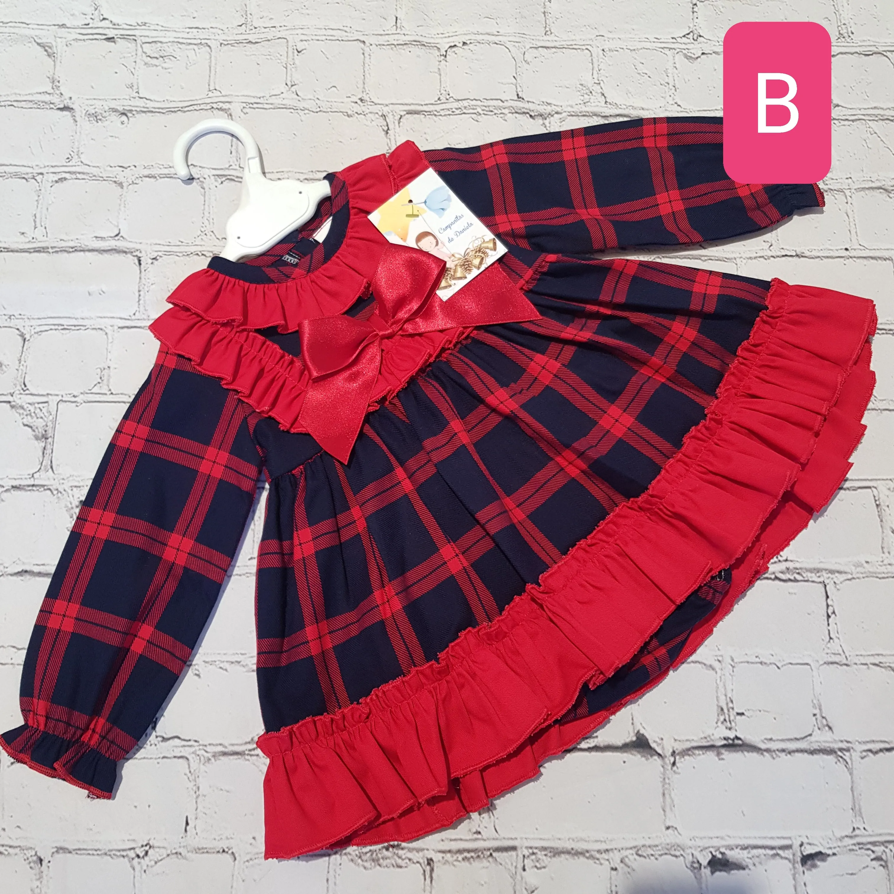 SALE 6m Red Tartan Dresses