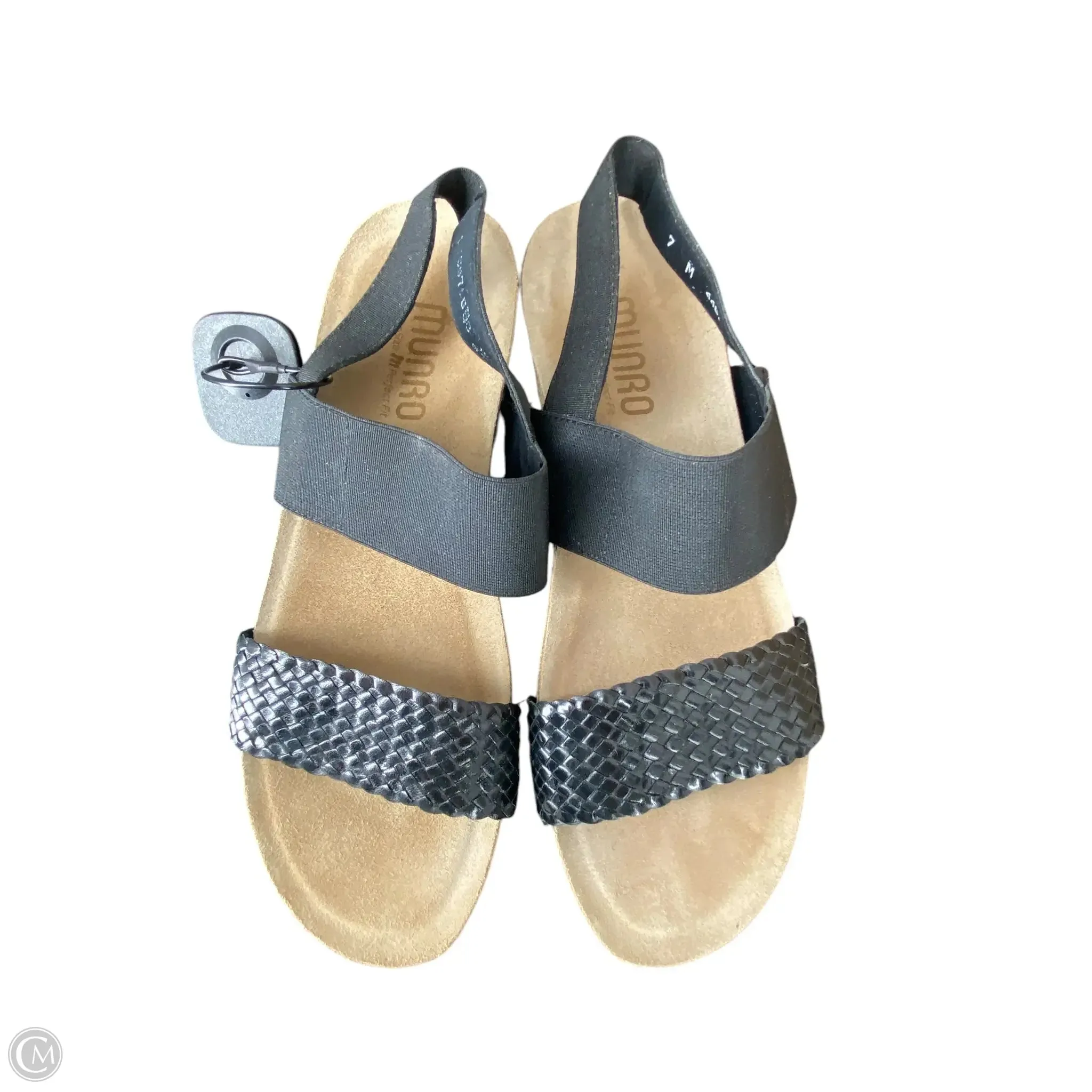 Sandals Flats By Munro In Black, Size: 7