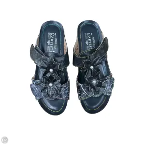 Sandals Flats By Spring Step In Floral Print, Size: 7.5