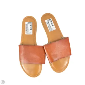 Sandals Flats By Universal Thread In Brown, Size: 10