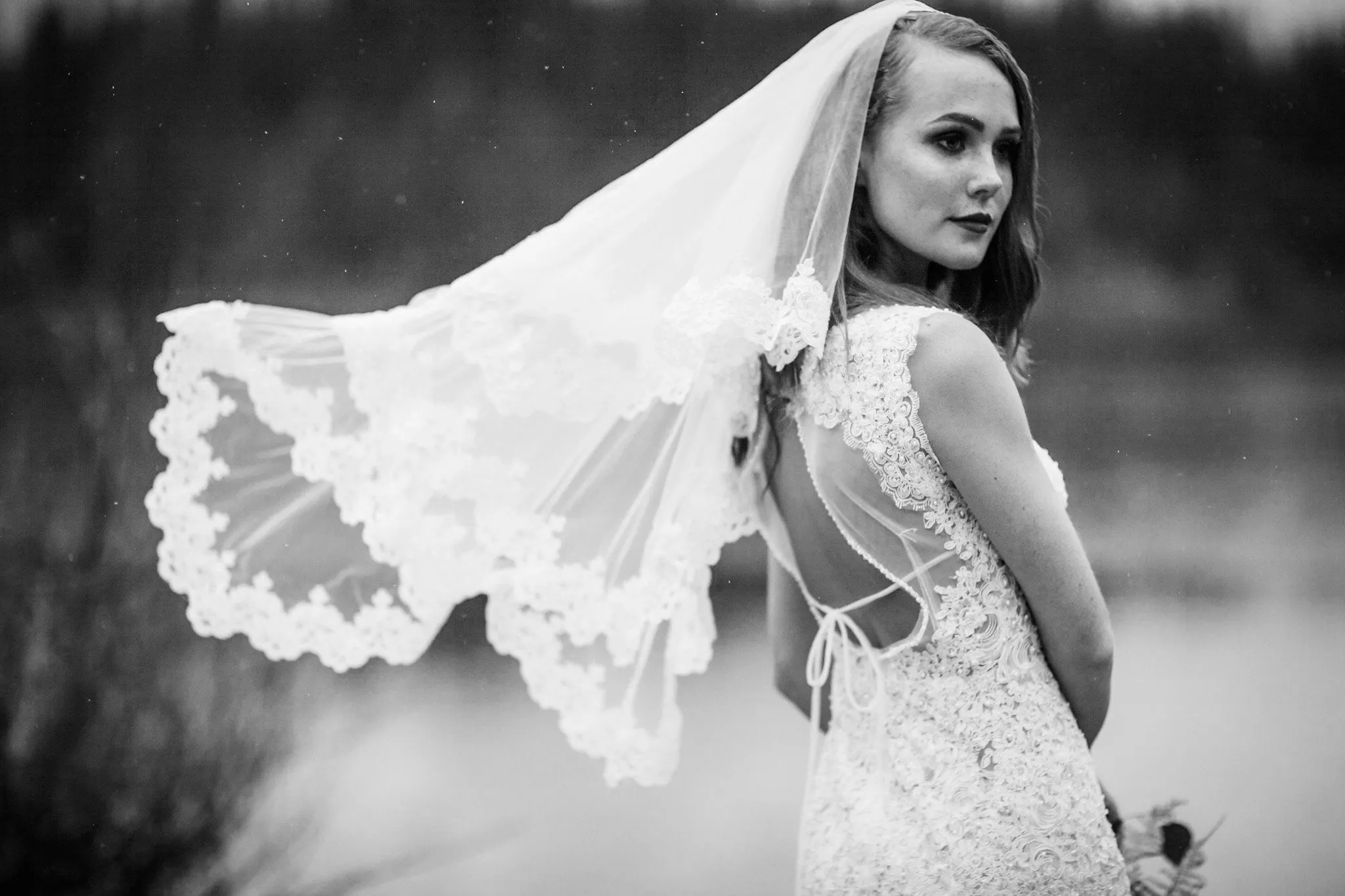 Sexy Sheer Mermaid Wedding Dress (#Kyra)
