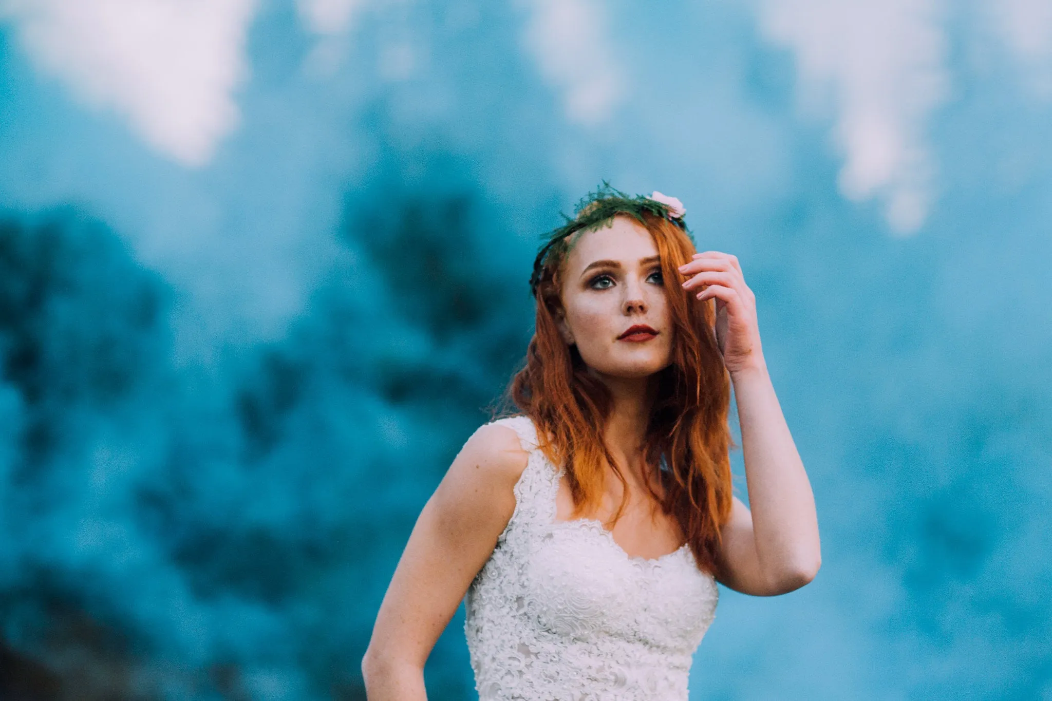 Sexy Sheer Mermaid Wedding Dress (#Kyra)