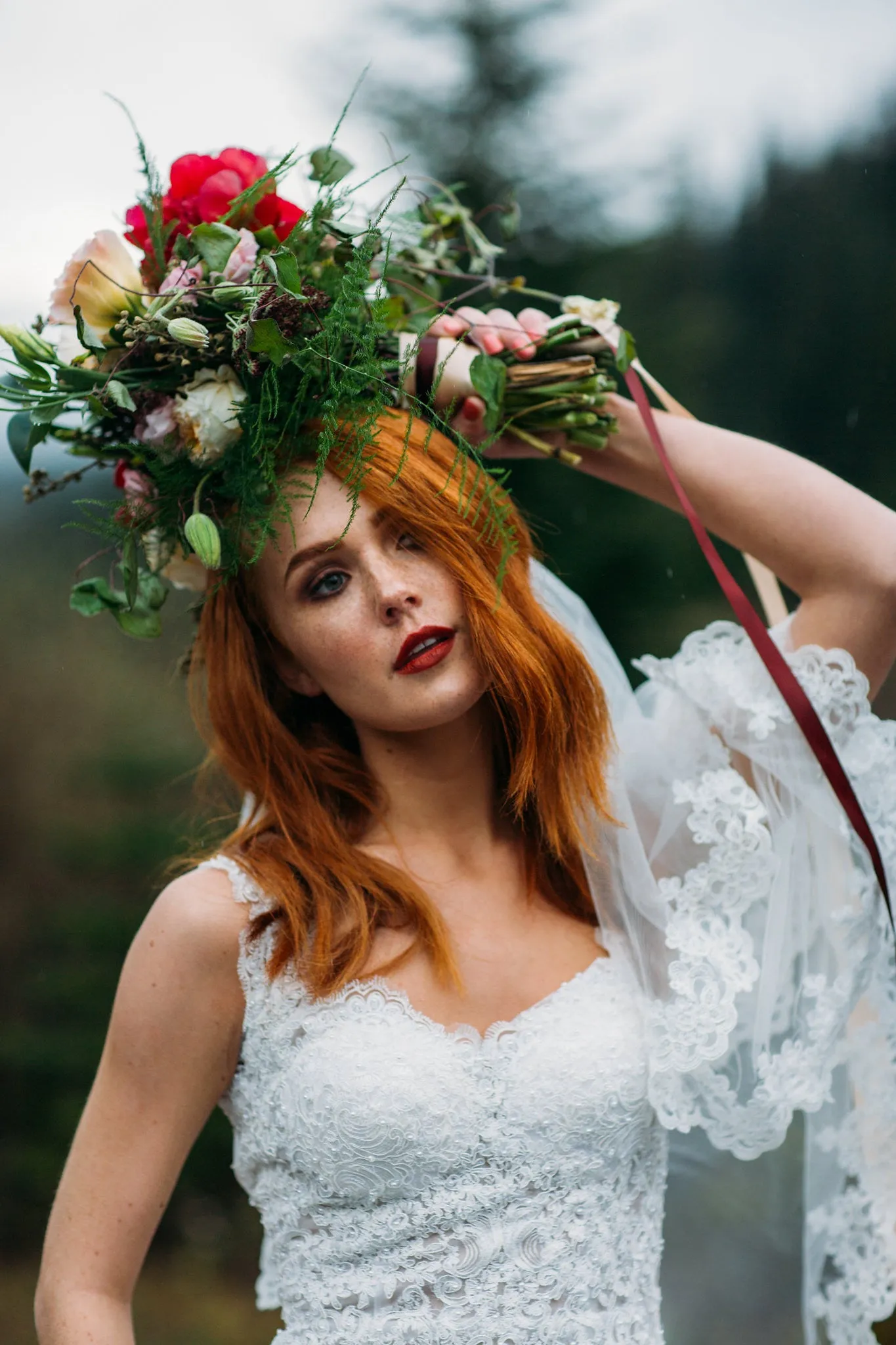 Sexy Sheer Mermaid Wedding Dress (#Kyra)