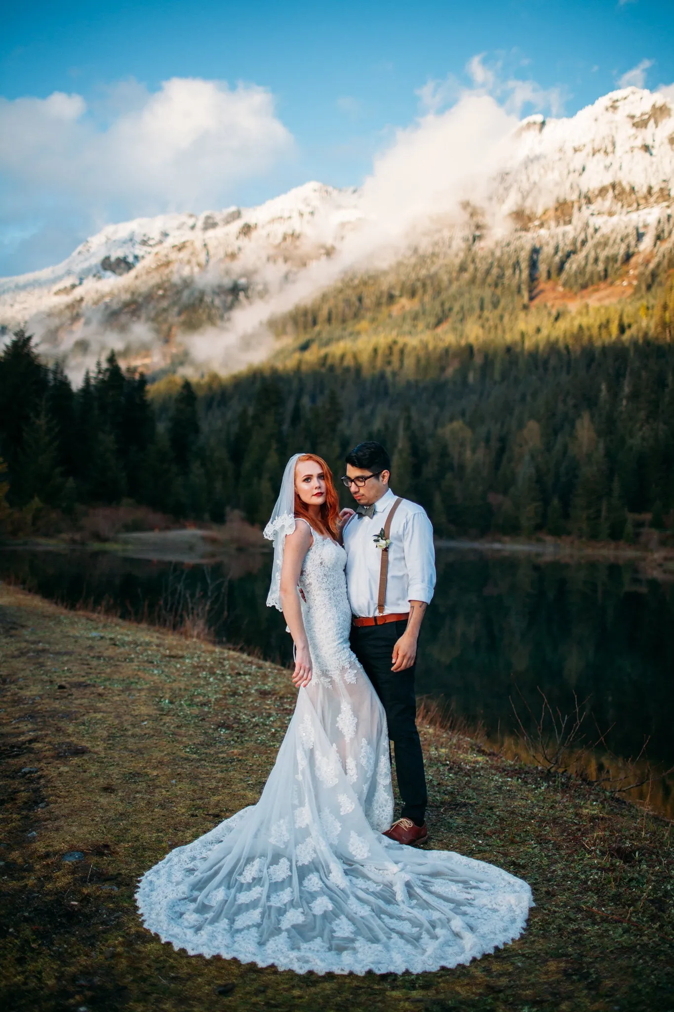 Sexy Sheer Mermaid Wedding Dress (#Kyra)