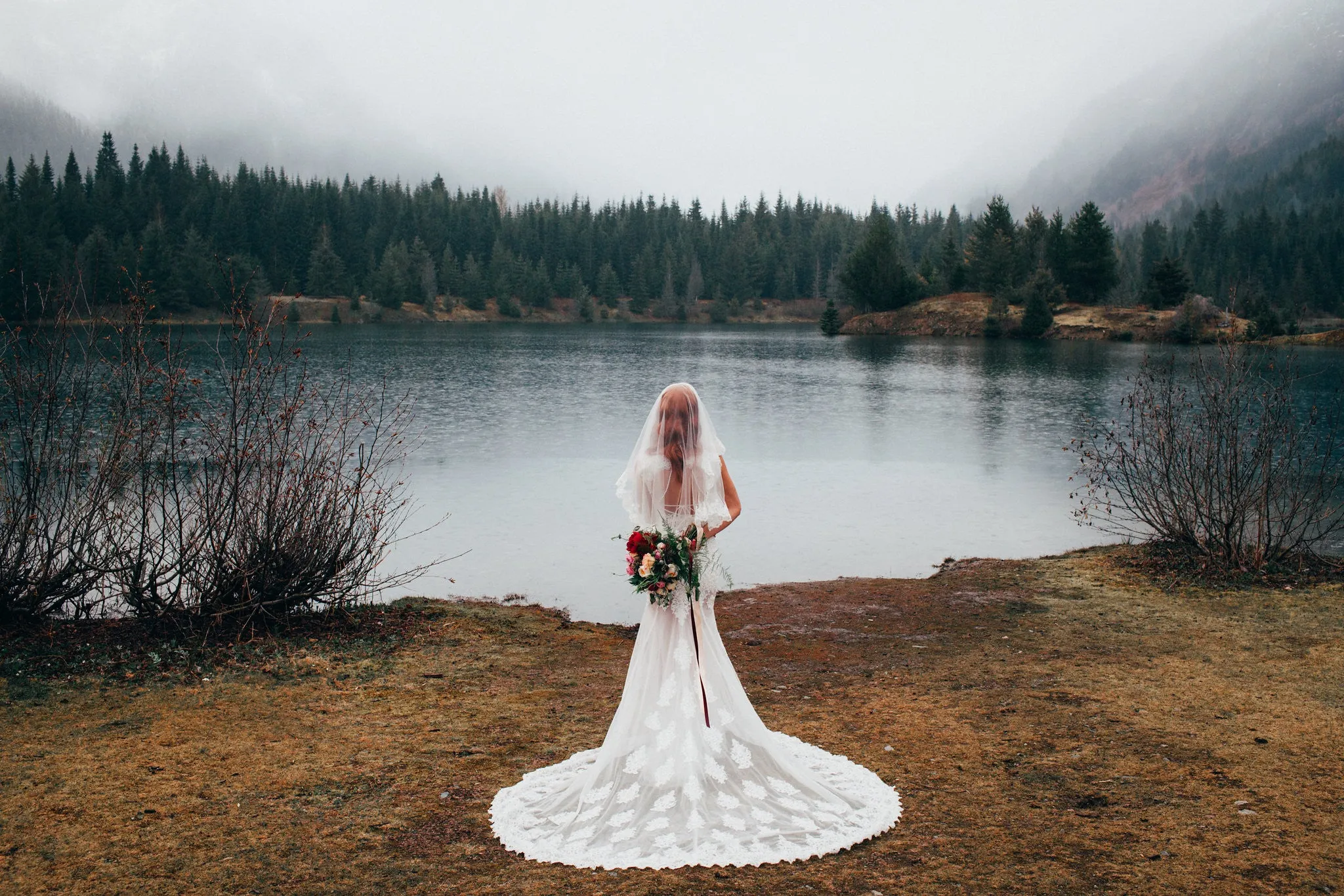 Sexy Sheer Mermaid Wedding Dress (#Kyra)