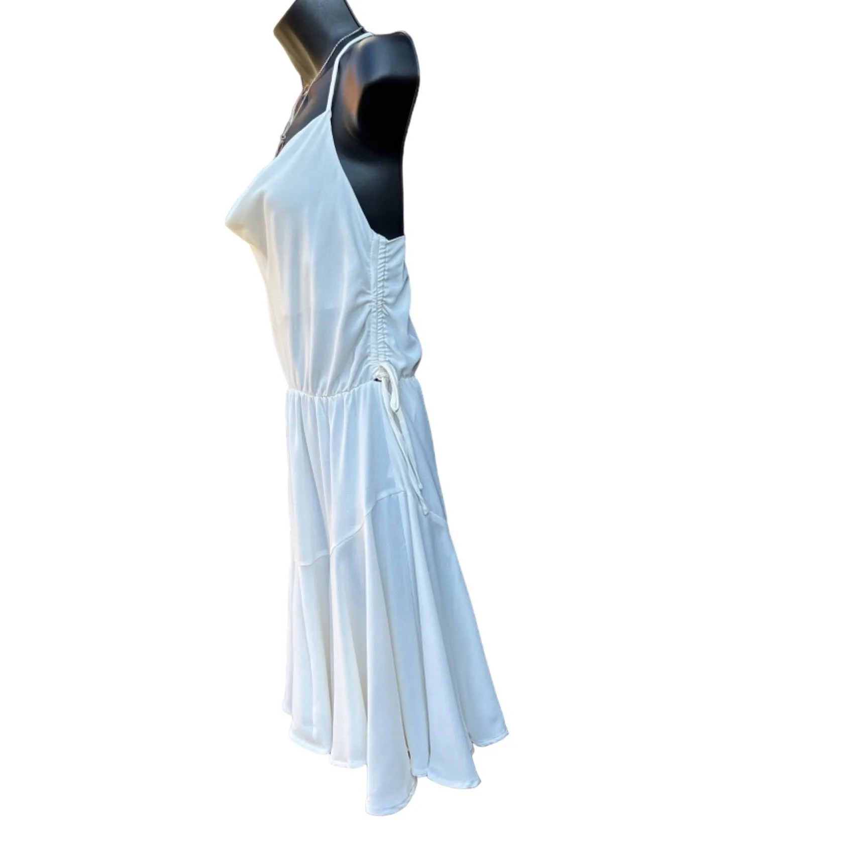 *SHE   SKY White Strappy Fit Flare Mini Dress SS9437