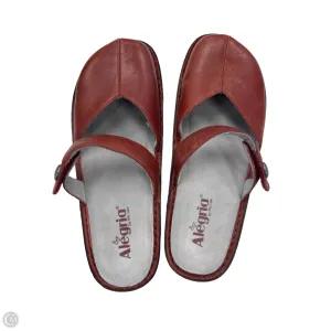 Shoes Flats By Alegria In Red, Size: 10
