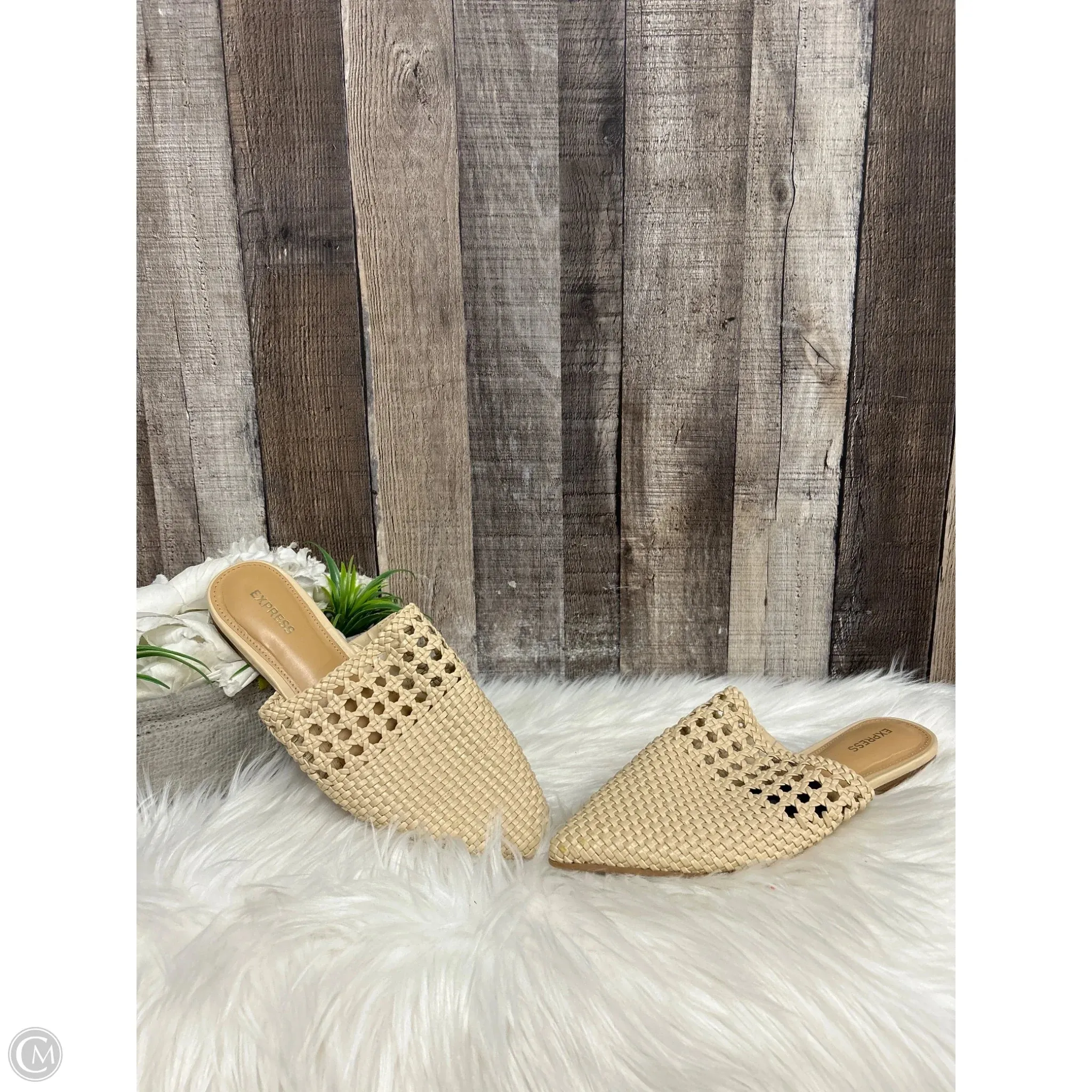Shoes Flats By Express In Beige, Size: 8