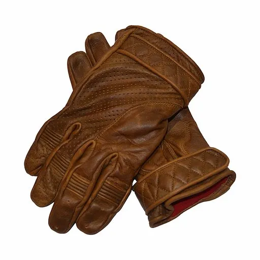 Short Bobber Gloves - Waxed Brown