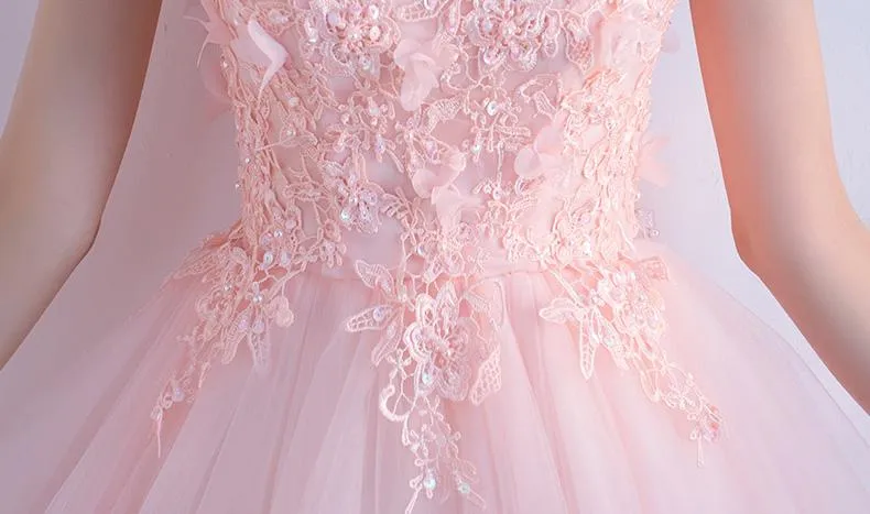 Short Homecoming Dress, Tulle Homecoming Dress, Applique Homecoming Dress, A-Line Junior School Dress, Sequin Graduation Dress, Pink Homecoming Dress, LB0522