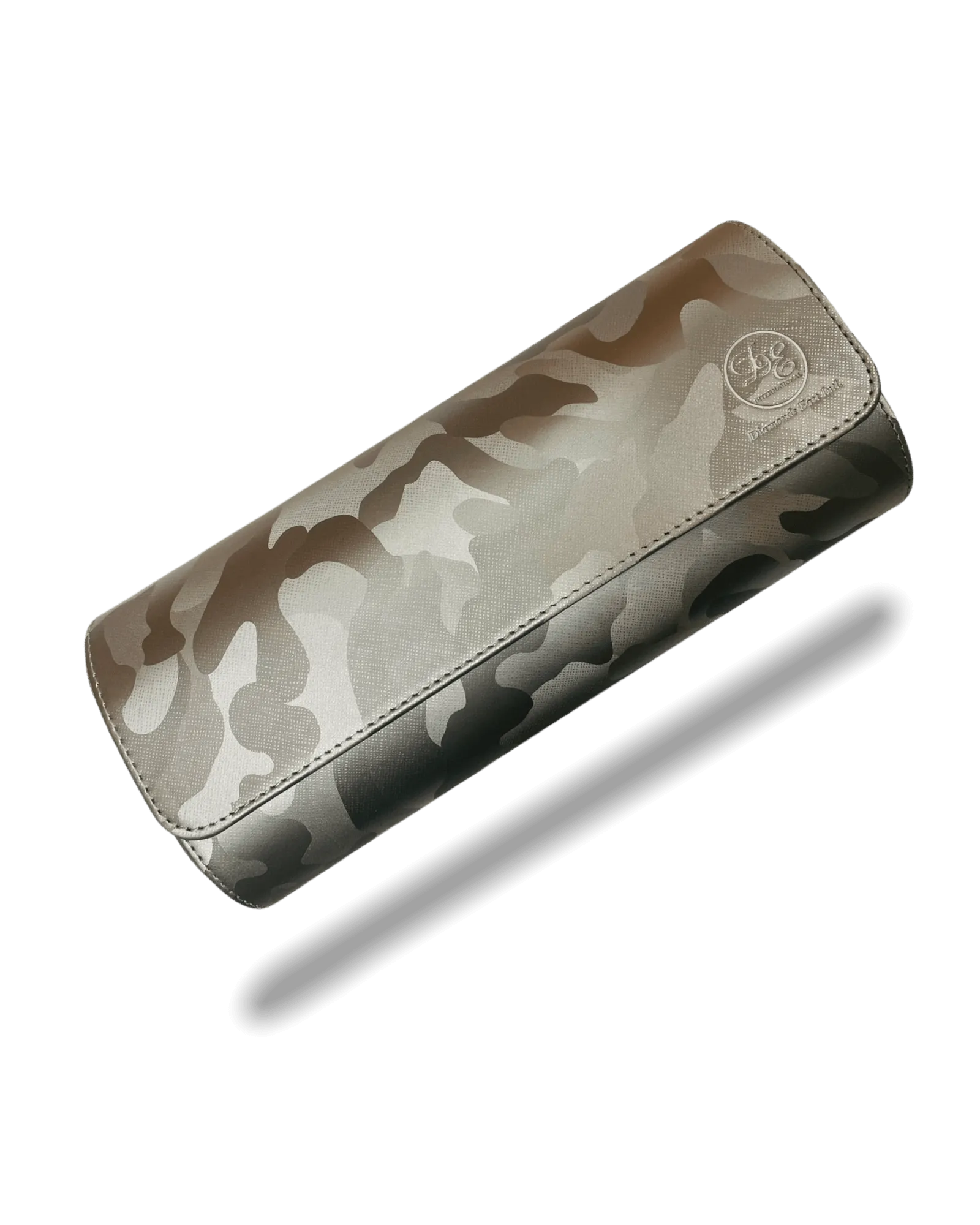 Silver Camouflage Watch Roll - Three Slot (Watches shown in pictures are sold separately)